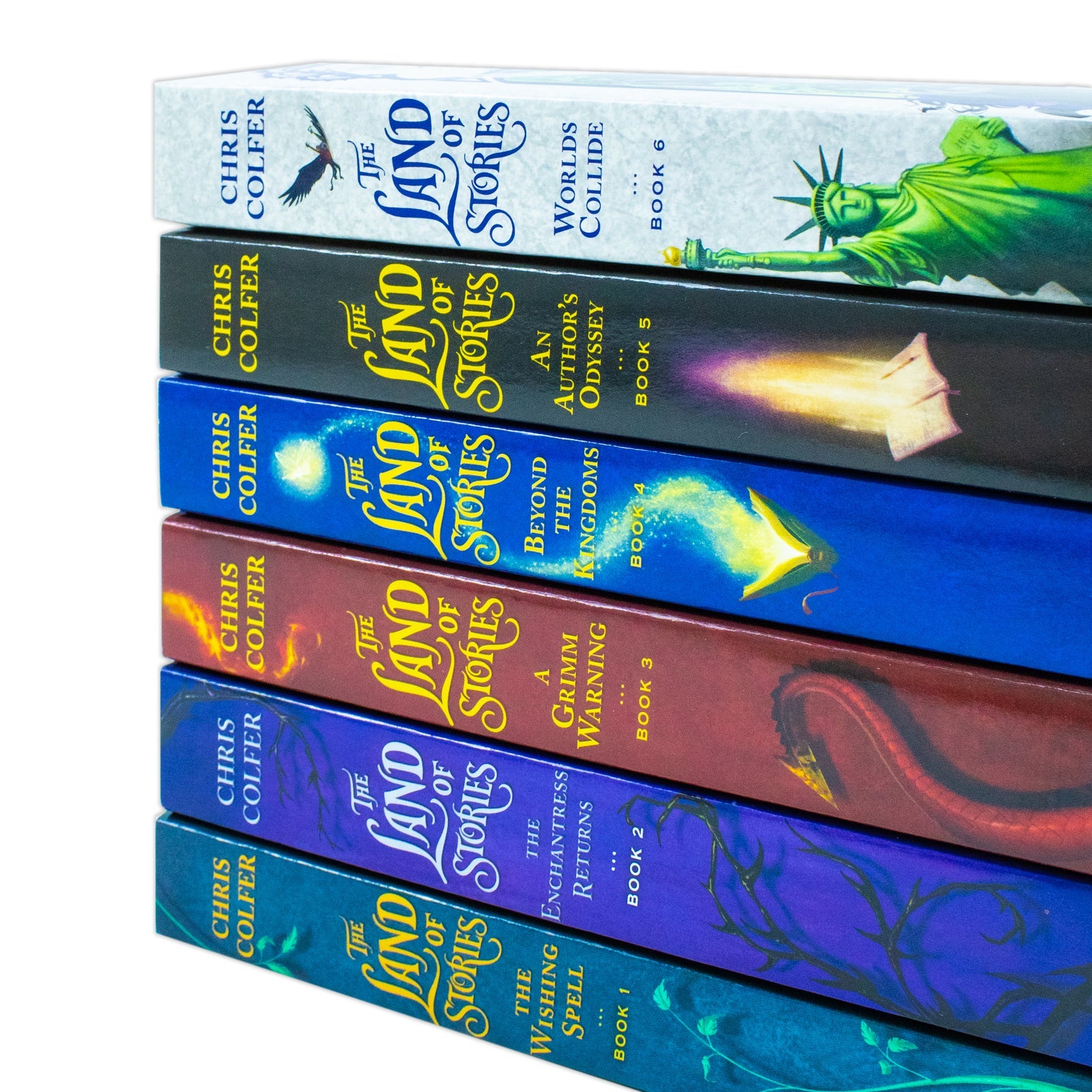 The Land Of Stories 6 Book Series Collection Deluxe Box Set by Chris Colfer|Magical Children's Fantasy Adventure| Middle Grade Books for Young Readers