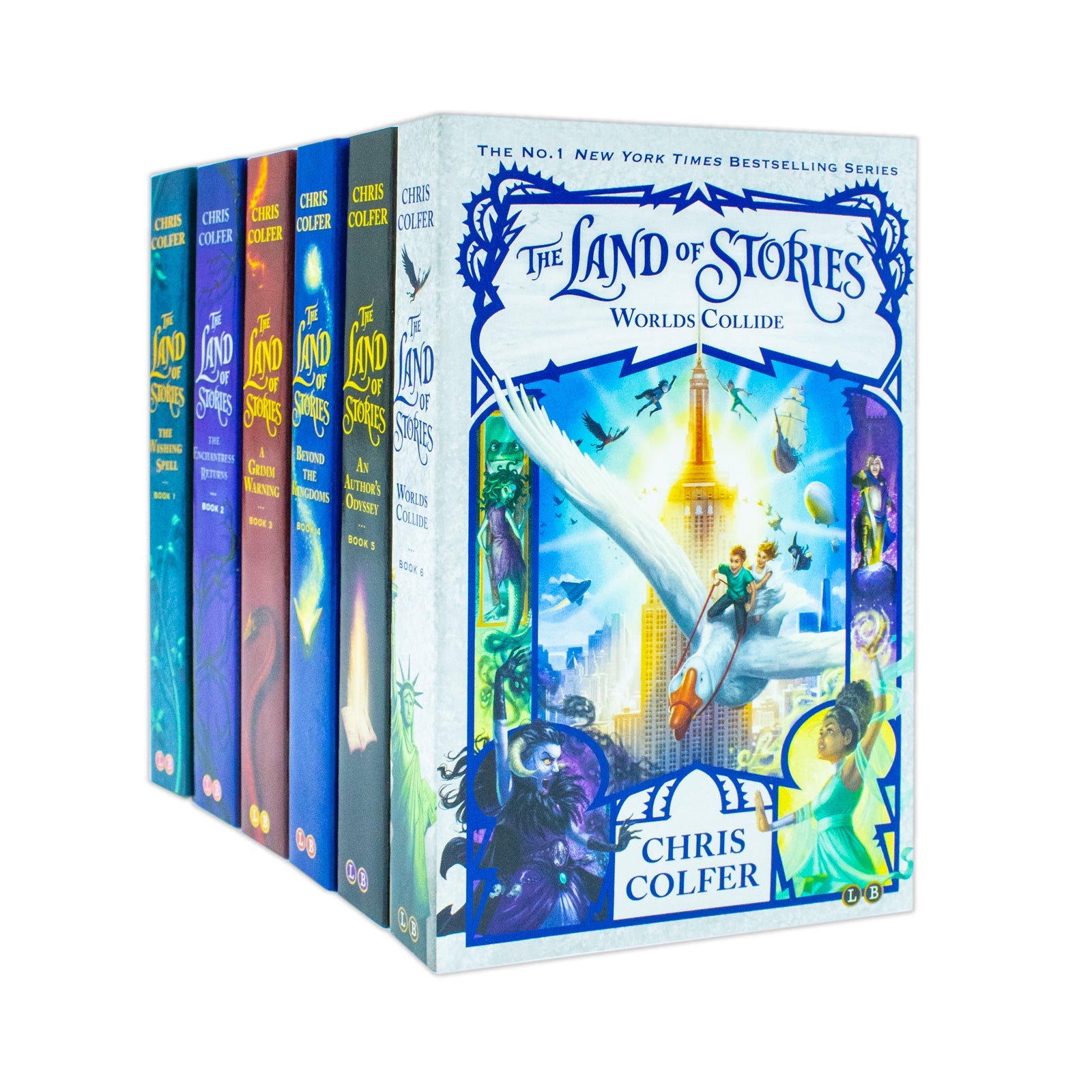 The Land Of Stories 6 Book Series Collection Deluxe Box Set by Chris Colfer|Magical Children's Fantasy Adventure| Middle Grade Books for Young Readers