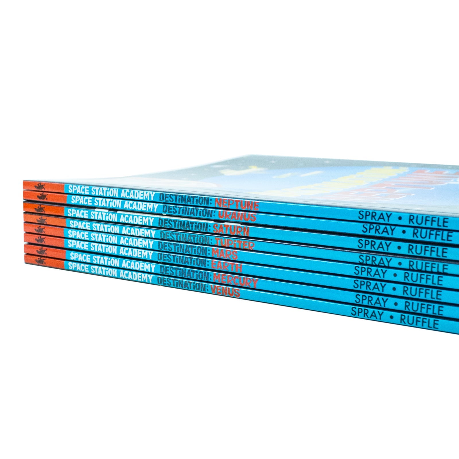 Space Station Academy Earth Solar System Planet Series 8 Books Collection Slipcase Set by Sally Spray