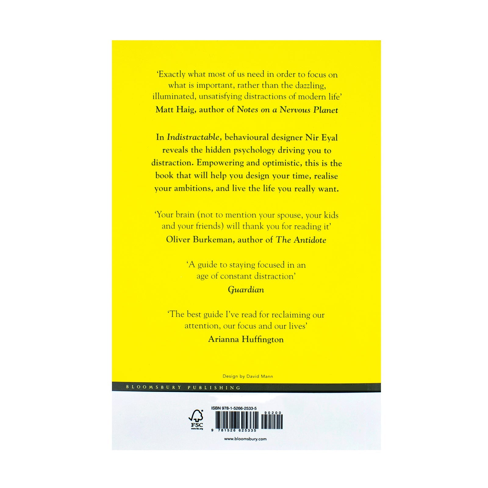 Indistractable: How to control your attention and choose your life Book By Nir Eyal