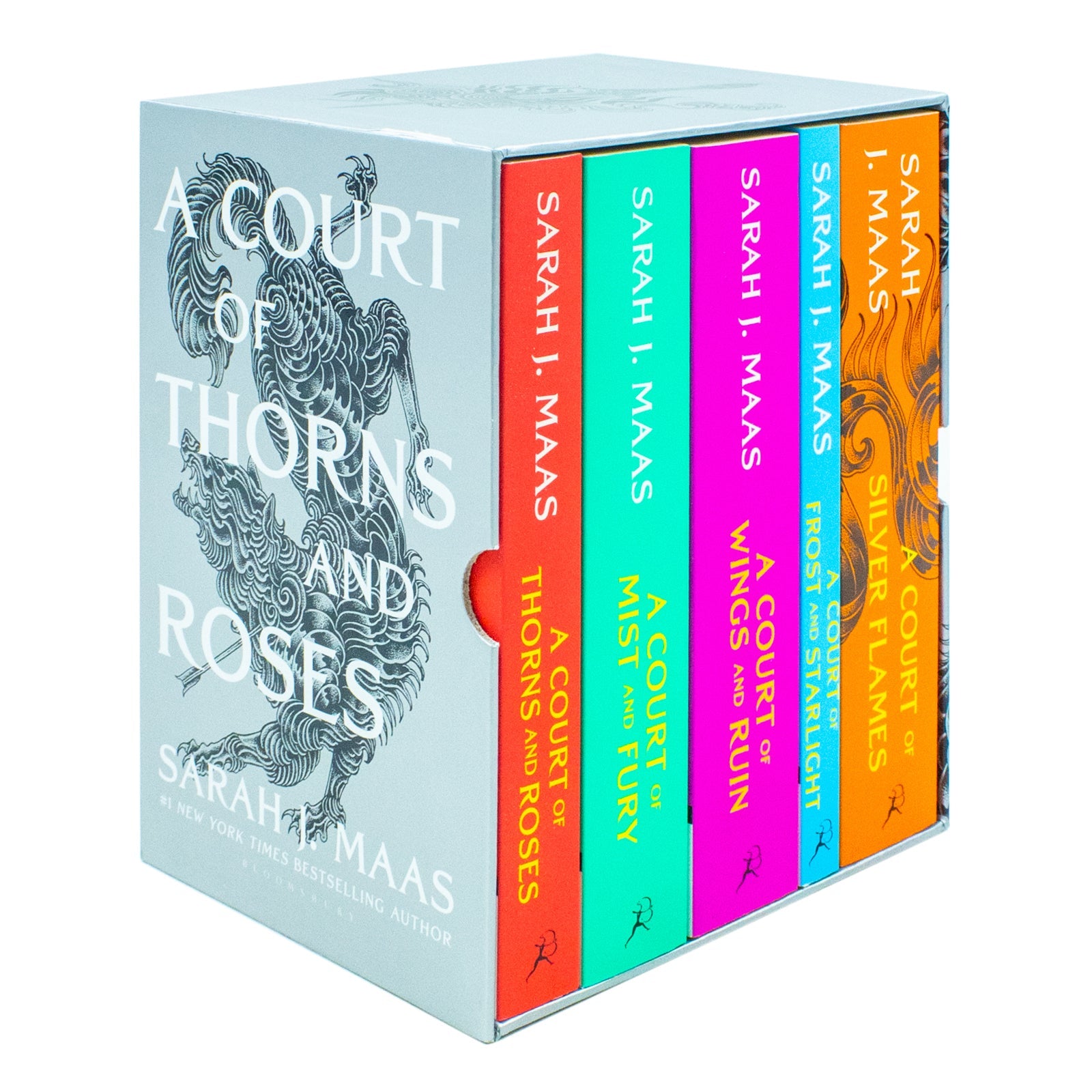 A Court of Thorns and Roses 5 Books Box Set – A Bestselling Fantasy Series by Sarah J. Maas, Packed with Magic, Romance & Adventure!