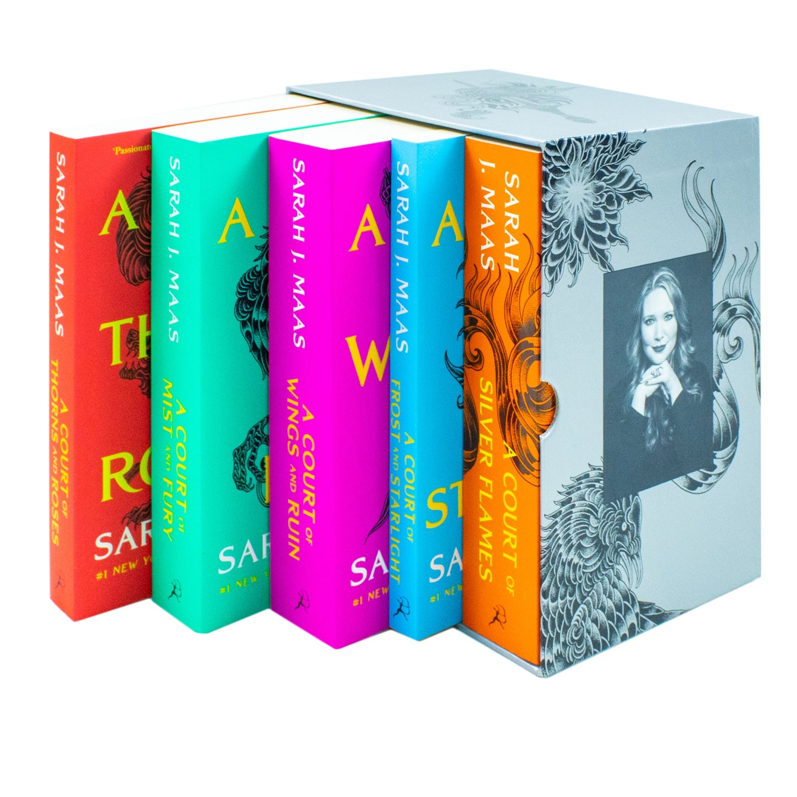 A Court of Thorns and Roses 5 Books Box Set – A Bestselling Fantasy Series by Sarah J. Maas, Packed with Magic, Romance & Adventure!