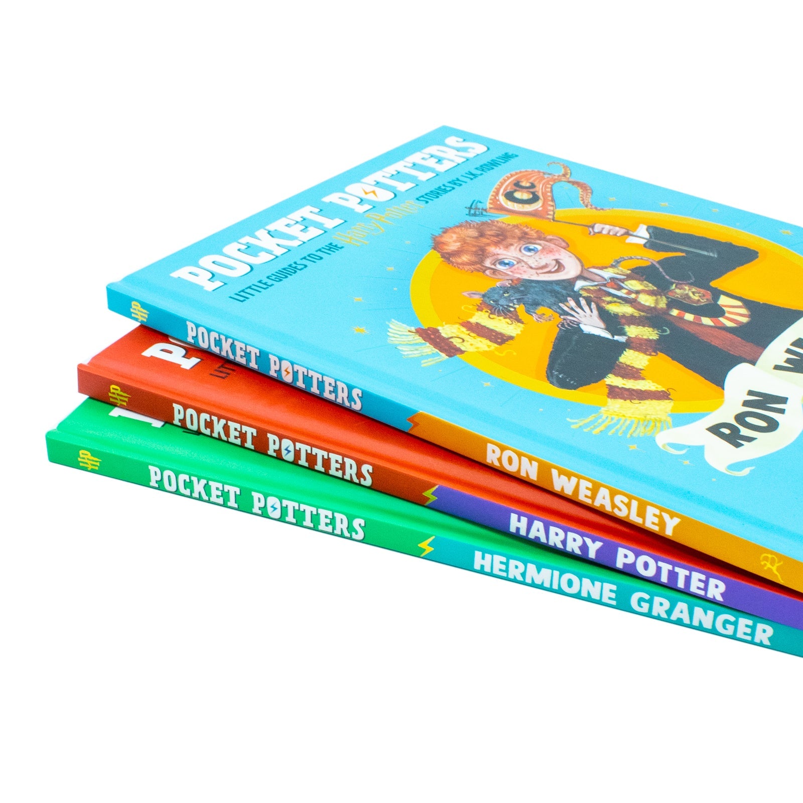 Harry Potter Pocket Potters 3 Books Collection Set Hardback (Harry Potter, Ron Weasley and Hermione Granger)- Little Guides to the Harry Potter Stories J.K. Rowling Bestsellers