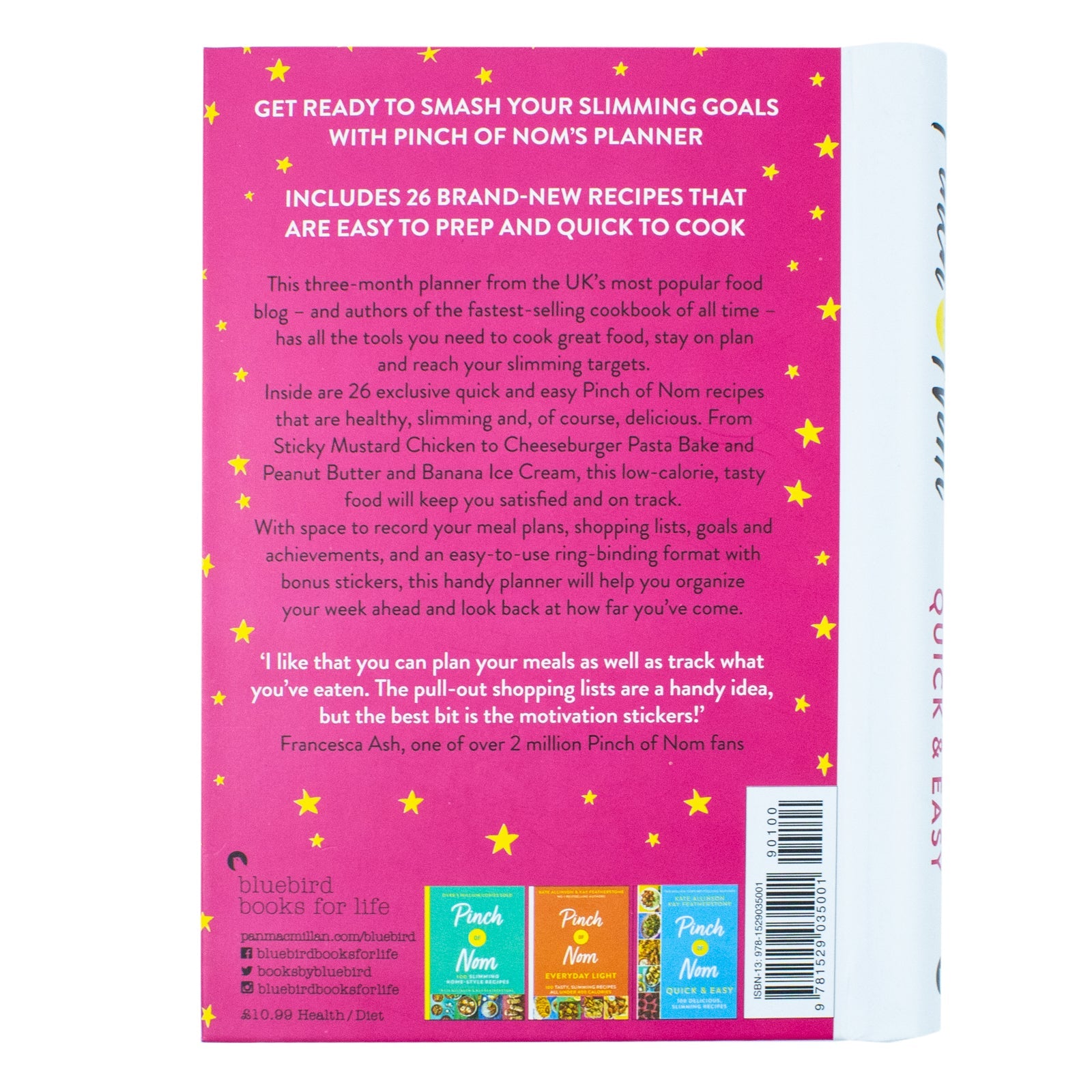 Pinch of Nom Food Planner: Quick & Easy – Healthy Recipe Book for Meal Prep, Family Meals, Cooking Tips, Dinner Ideas & Nutritious Quick Recipes