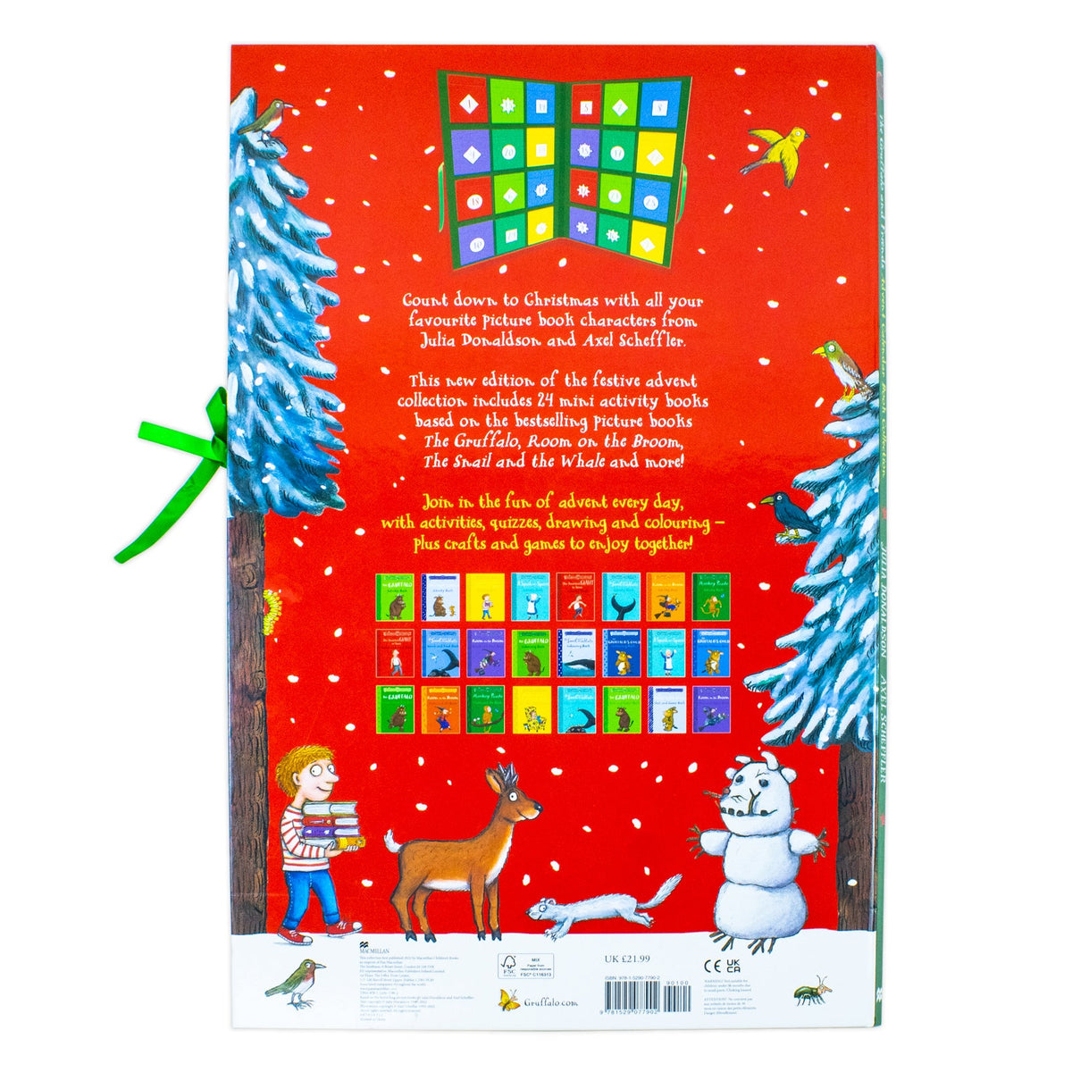 The Gruffalo and Friends Advent Calendar Book Collection - 24 Hardback Books for 5-12 years By Julia Donaldson & Axel Scheffler