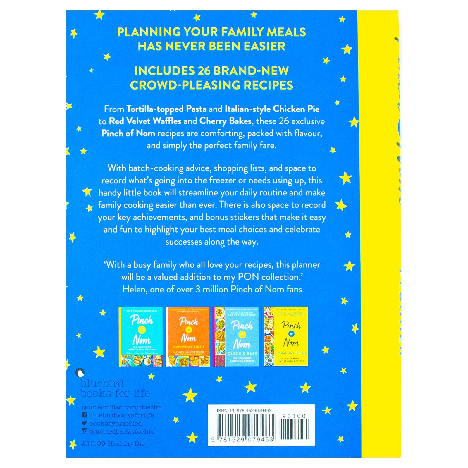 Pinch of Nom Family Meal Planner Book: Includes 26 Recipes