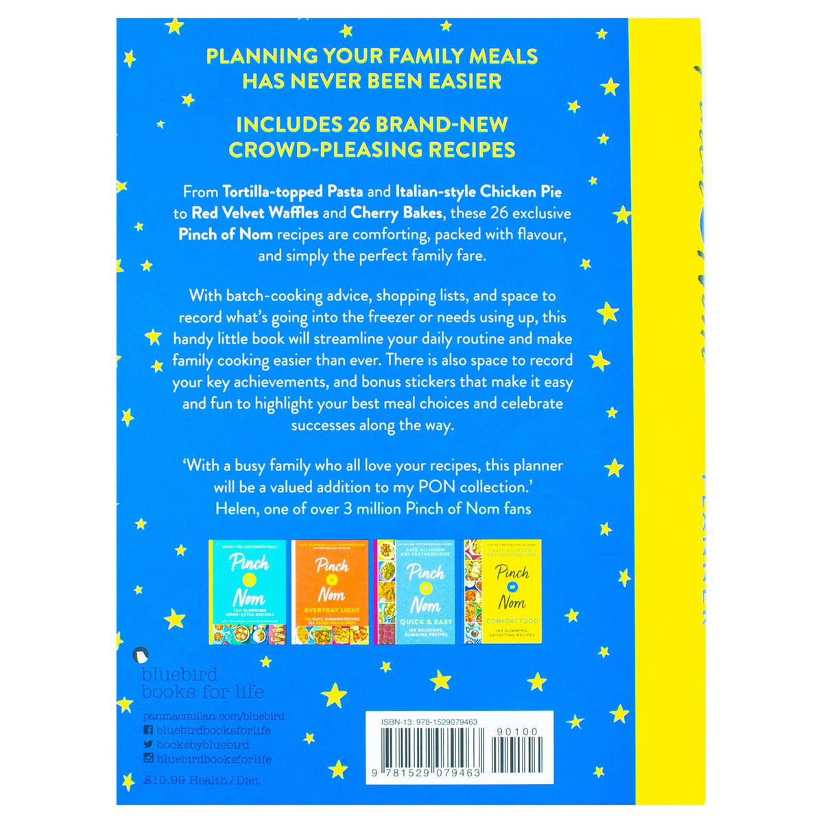 Pinch of Nom Family Meal Planner Book: Includes 26 Recipes