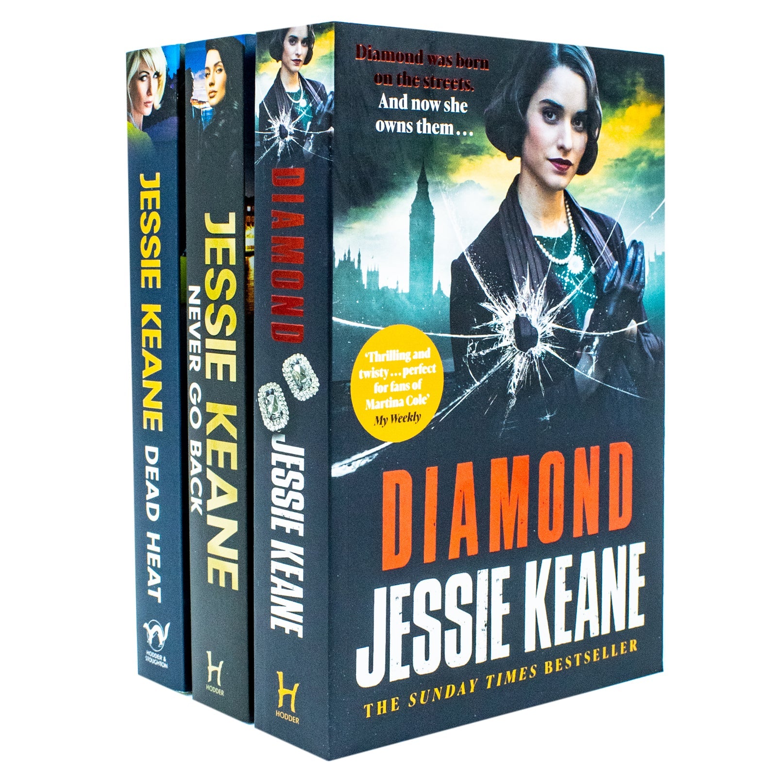 Jessie Keane 3 Books Set ( Dead Heat, Never Go Back, Diamond )