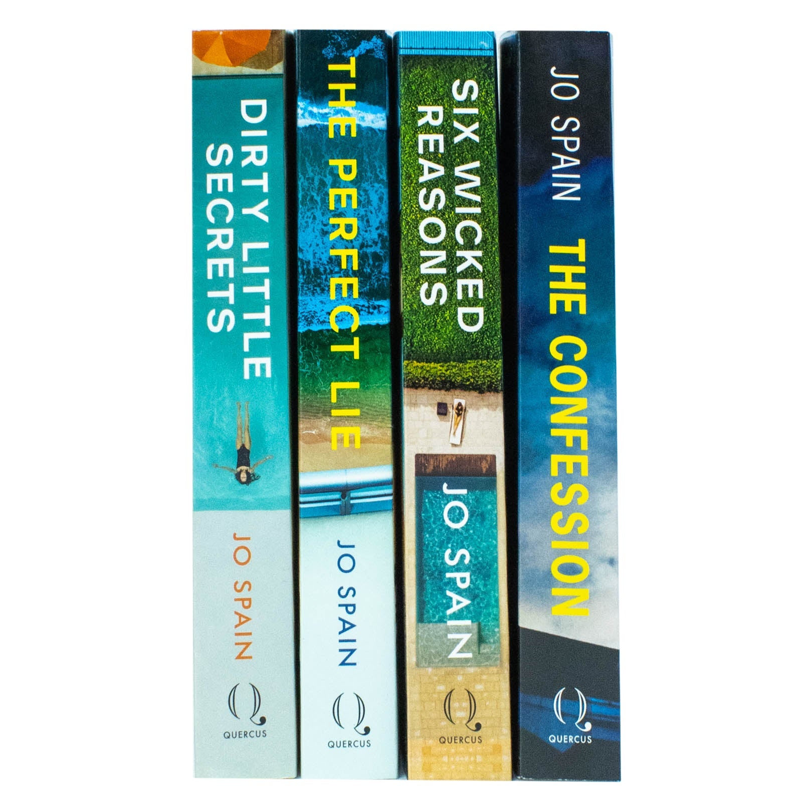 Jo Spain Series Collection 4-Book Set | Gripping Mystery & Thriller Fiction: Confession, Six Wicked Reasons, Perfect Lie & Dirty Little Secrets