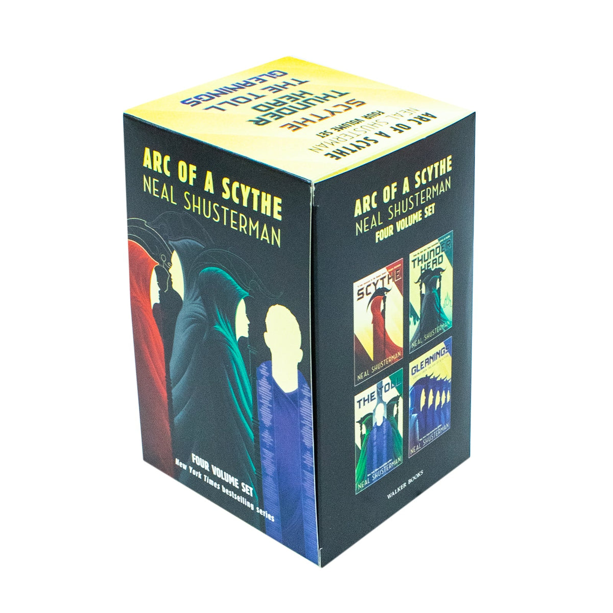 Arc of a Scythe 4-Book Box Set by Neal Shusterman | Young Adult Dystopian Fiction Series | Scythe, Thunderhead, The Toll, Gleanings | Must-Read Novels