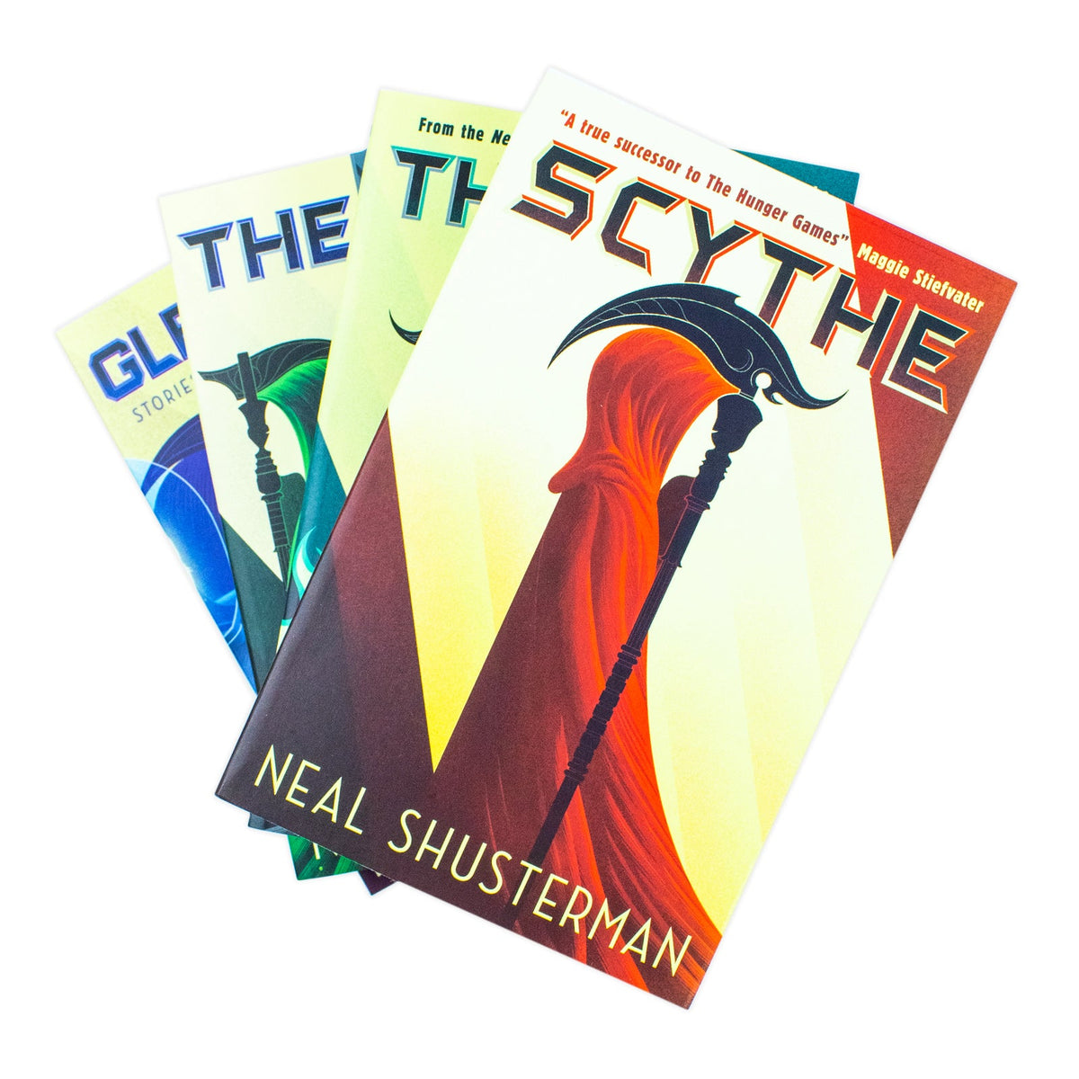 Arc of a Scythe 4-Book Box Set by Neal Shusterman | Young Adult Dystopian Fiction Series | Scythe, Thunderhead, The Toll, Gleanings | Must-Read Novels