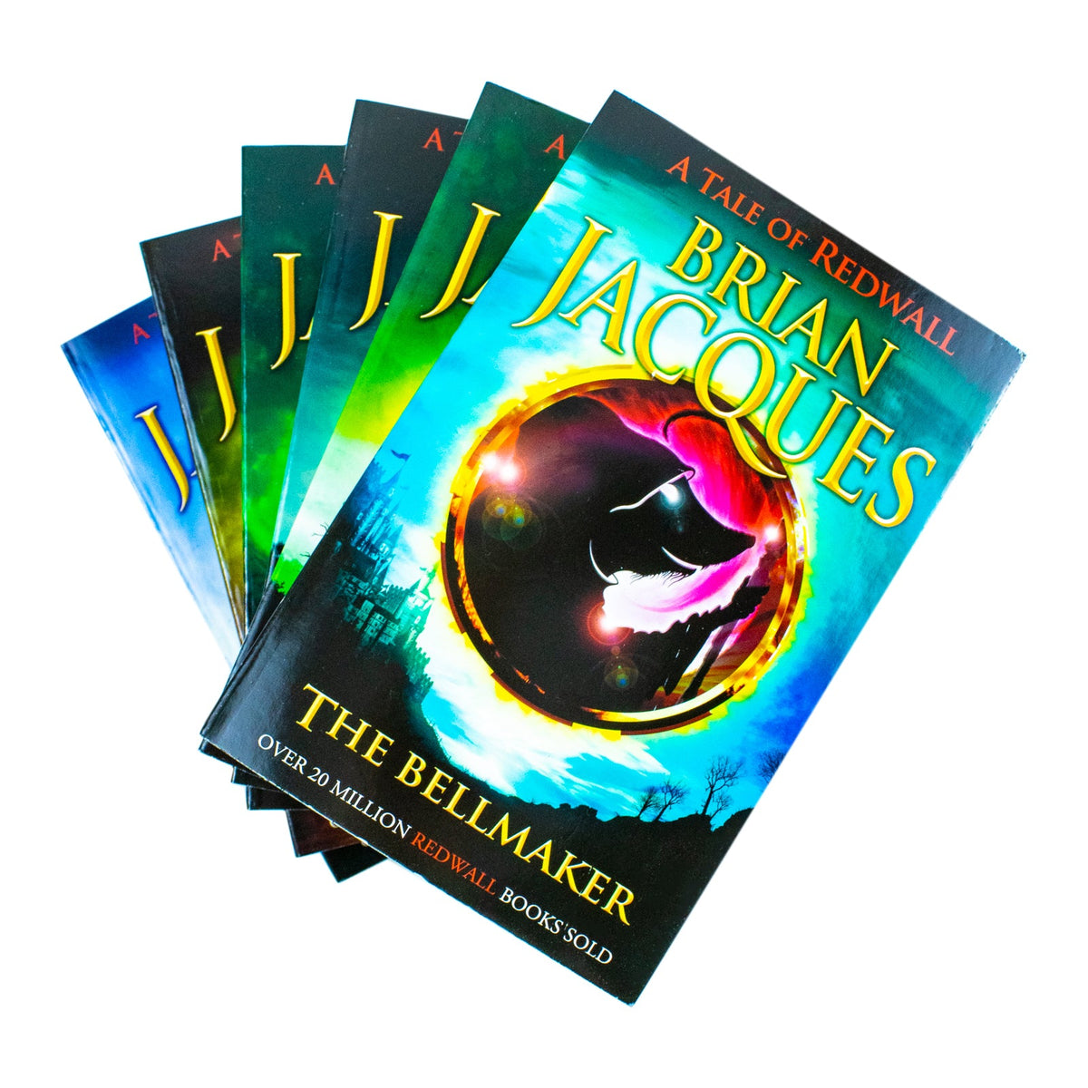 A Tale of Redwall Series Books 7β12 β 6 Book Collection Set by Brian Jacques (The Bellmaker, Outcast of Redwall, Pearls of Lutra, Long Patrol, Marlfox, Legend of Luke)