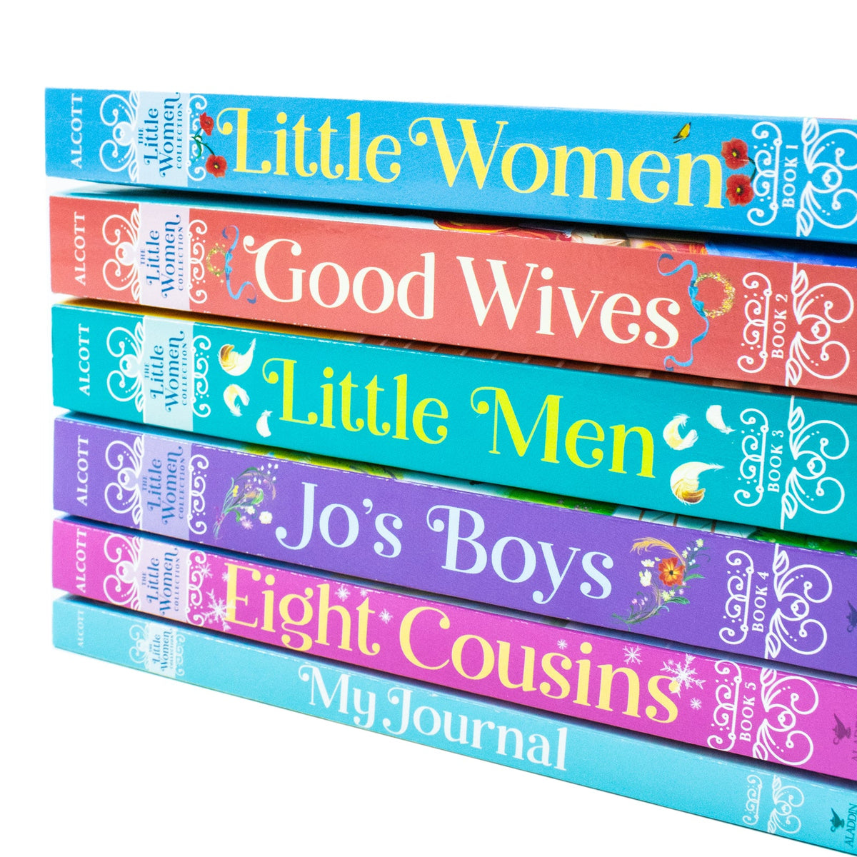 Little Women, Louisa May Alcott Family Favourites Collection: 5 Books Boxed Set with Postcards & Journal