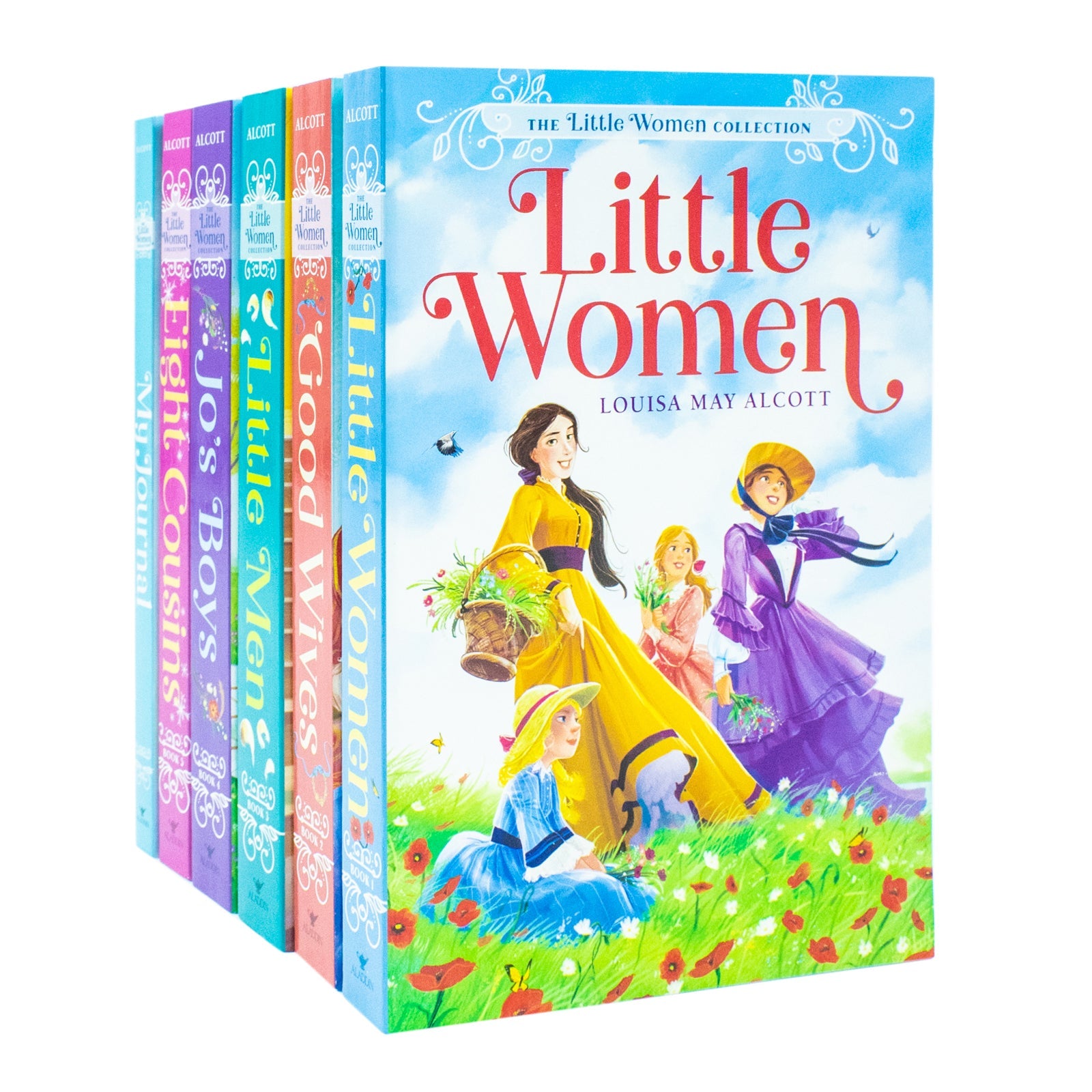 Little Women, Louisa May Alcott Family Favourites Collection: 5 Books Boxed Set with Postcards & Journal