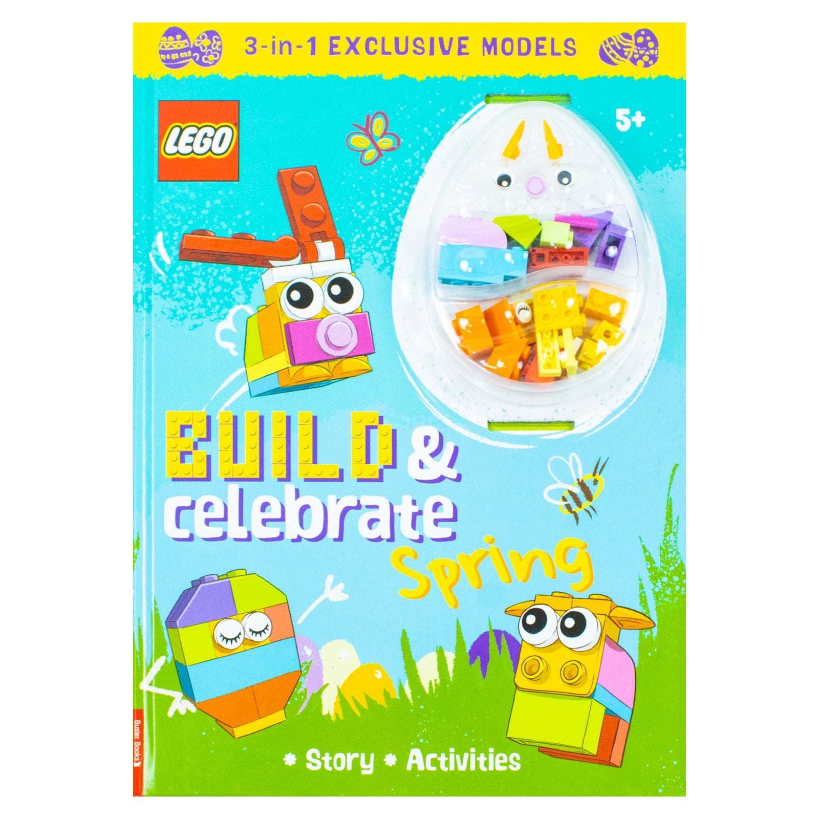 LEGO: Build and Celebrate Spring - A Fun Activity Book with 30 Bricks for Children Ages 4+ to Explore and Create