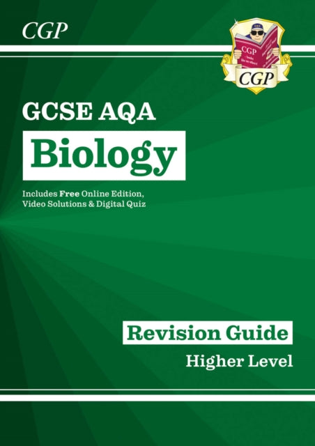 New GCSE Biology AQA Revision Guide & Chemistry, Physics Higher includes Online Edition 9-1 Videos & Quizzes Collection 3 Books Set