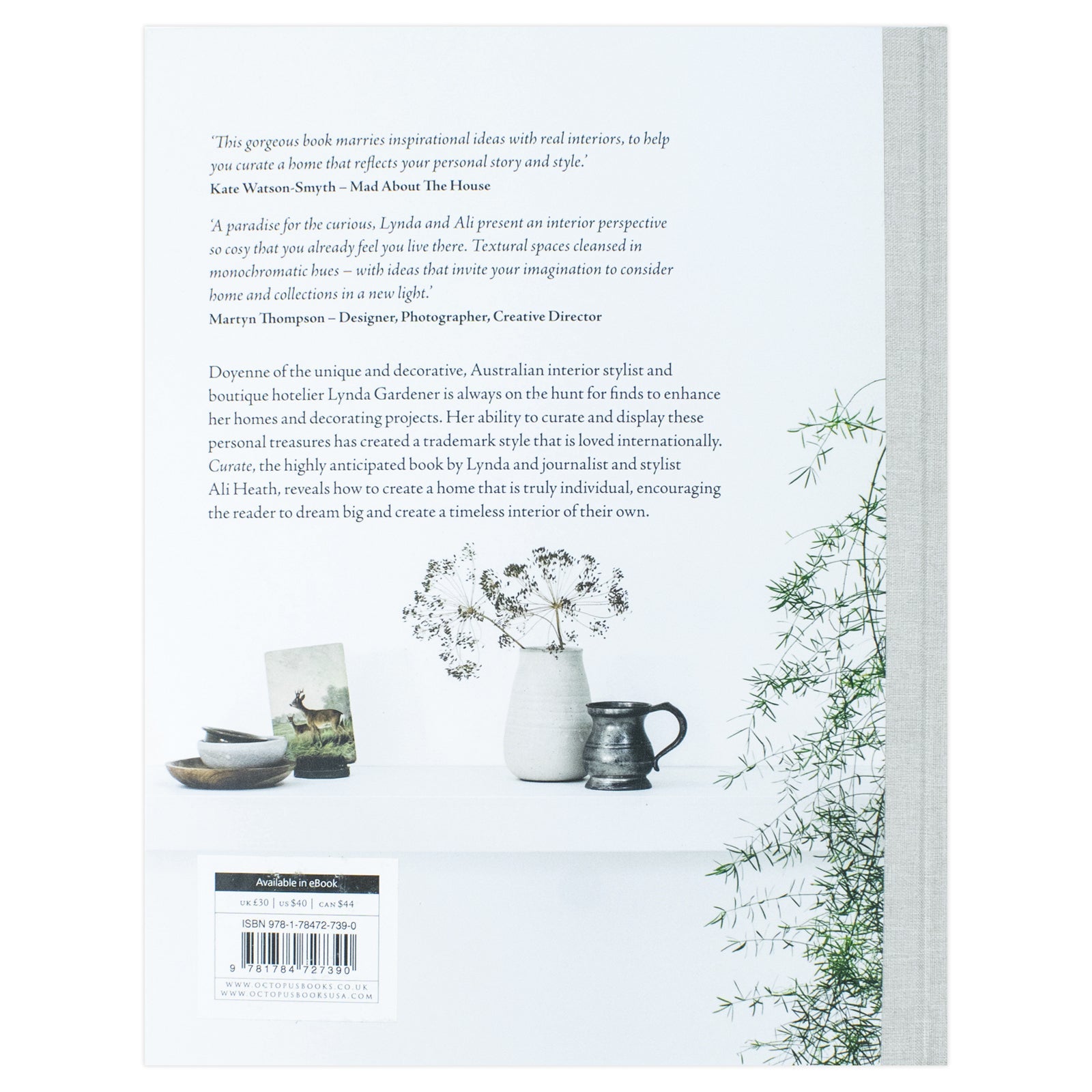 Curate: Inspiration for an Individual Home Book by Lynda Gardener & Ali Heath | Interior Design, Home Decor, Styling, Aesthetics, Guide