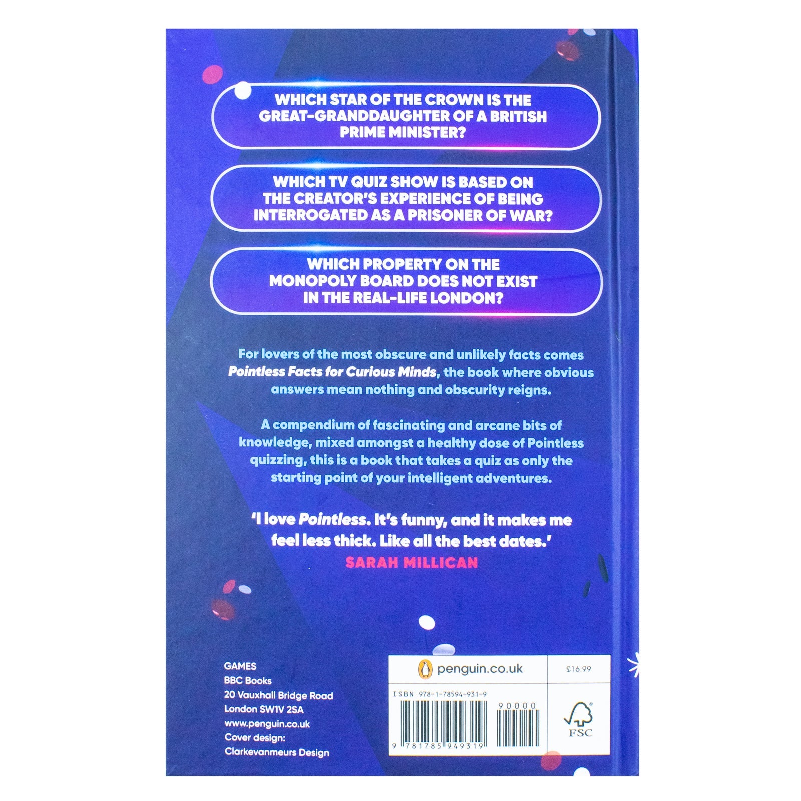 Pointless Facts for Curious Minds: The Ultimate Quiz Book of Fun Trivia, Fascinating Facts & Challenges from the BBC Game Show by Alan Connor!