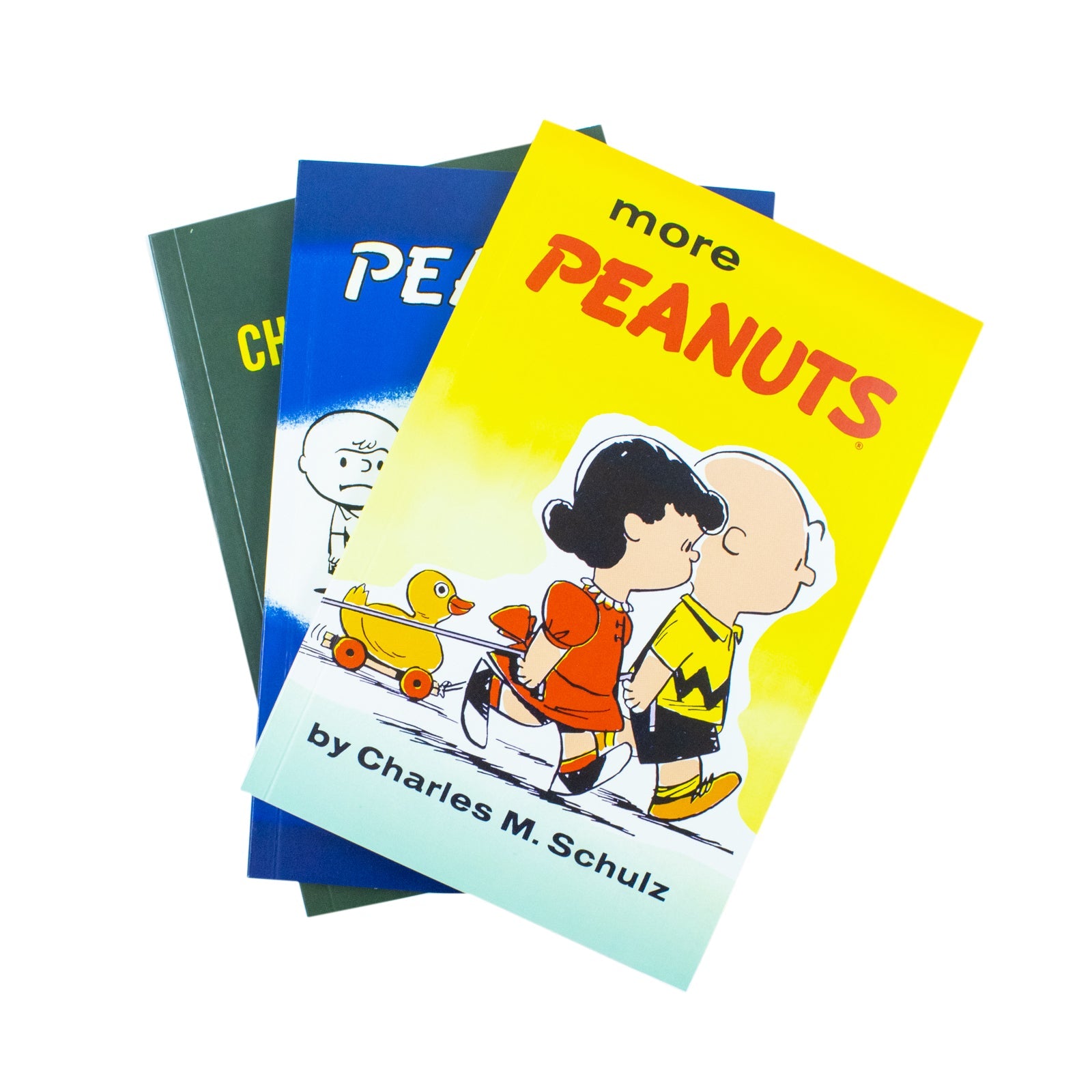 The Classic Peanuts Collection 3 Book Set By Charles M. Schulz (Includes 3 Art Cards)