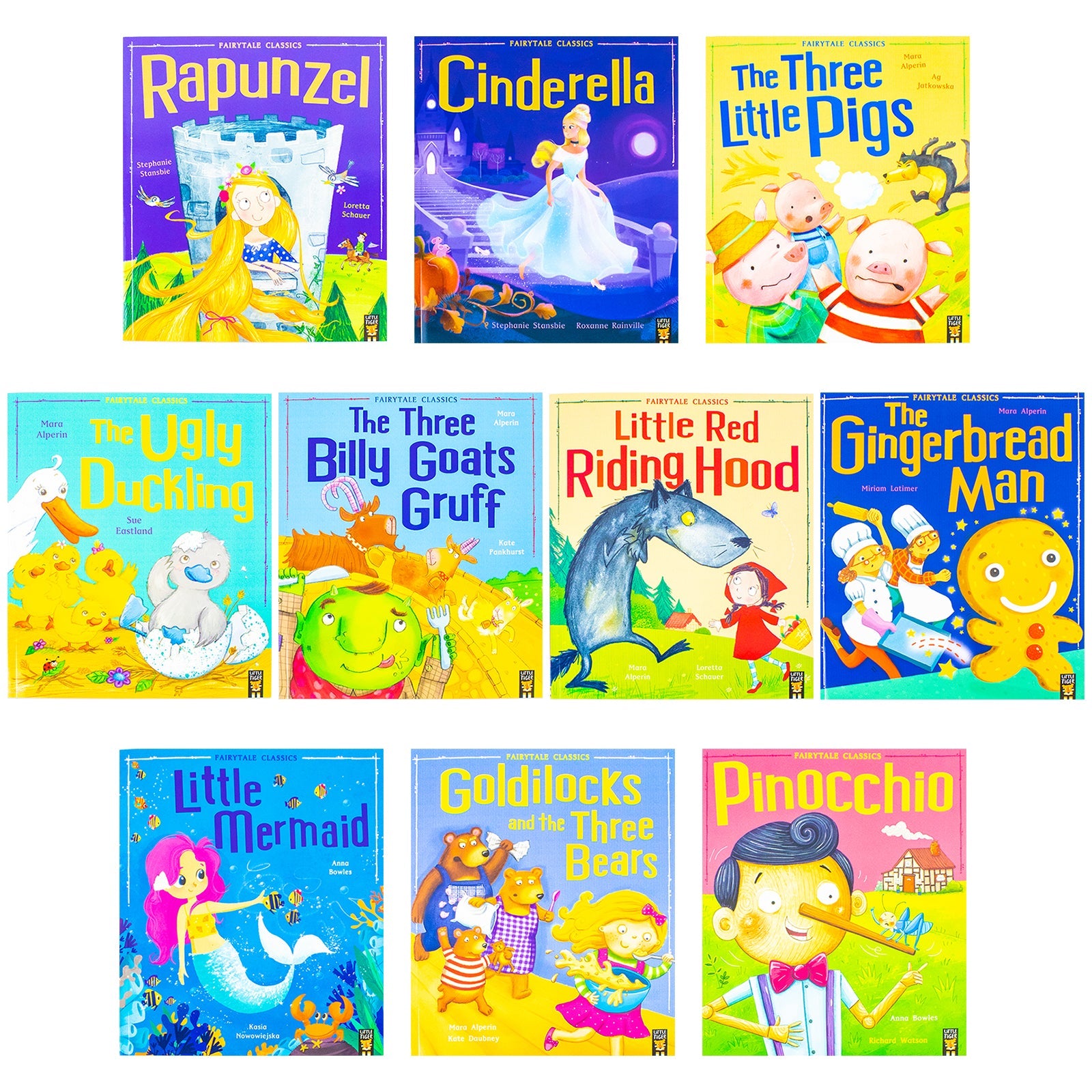 My First Fairy Tale Classics 10 Books Collection Set Inc Cinderella, Goldilocks and the Three Bears