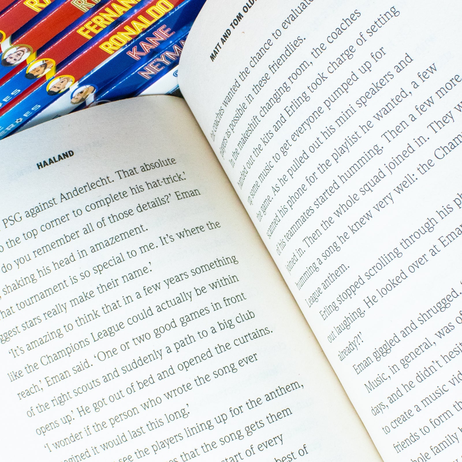 Ultimate Football Heroes Series 1 - 10 Book Set | Kids Football Biographies | Messi, Ronaldo, Haaland, Neymar, Son, Kane & More