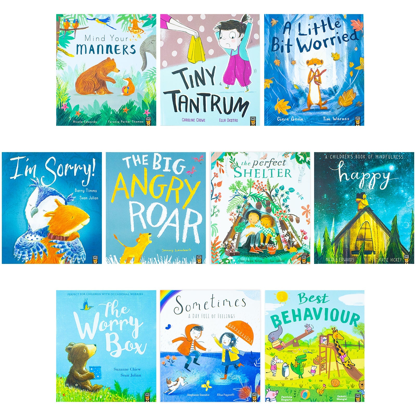 Children’s Best Behaviour 10 Book Collection | Educational Storybooks on Emotions, Feelings, Kindness, Tantrums & Social Skills for Kids & Toddlers