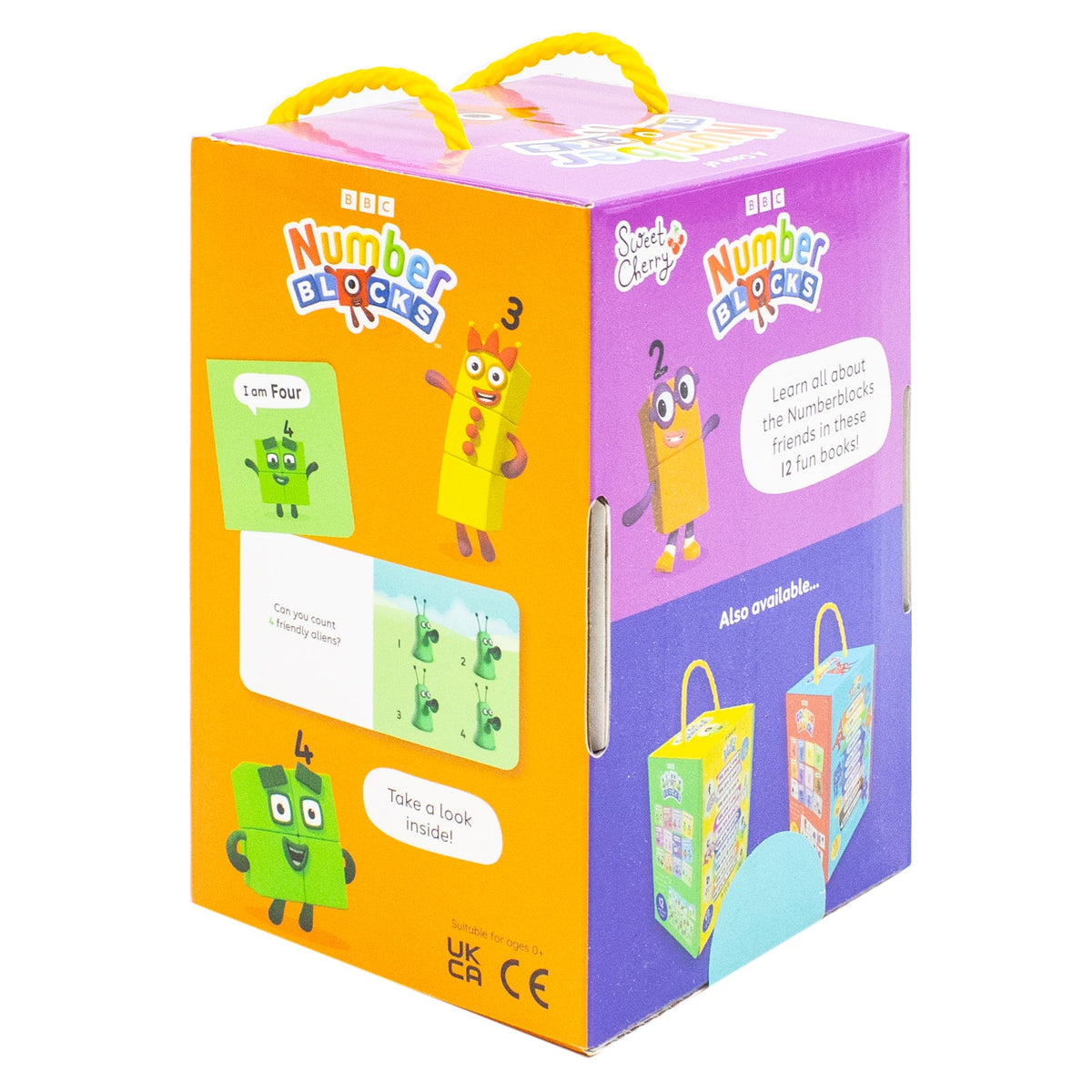 Numberblocks 12 Mini Board Books Collection Carry Case – Early Learning Counting Books for Preschool & Travel