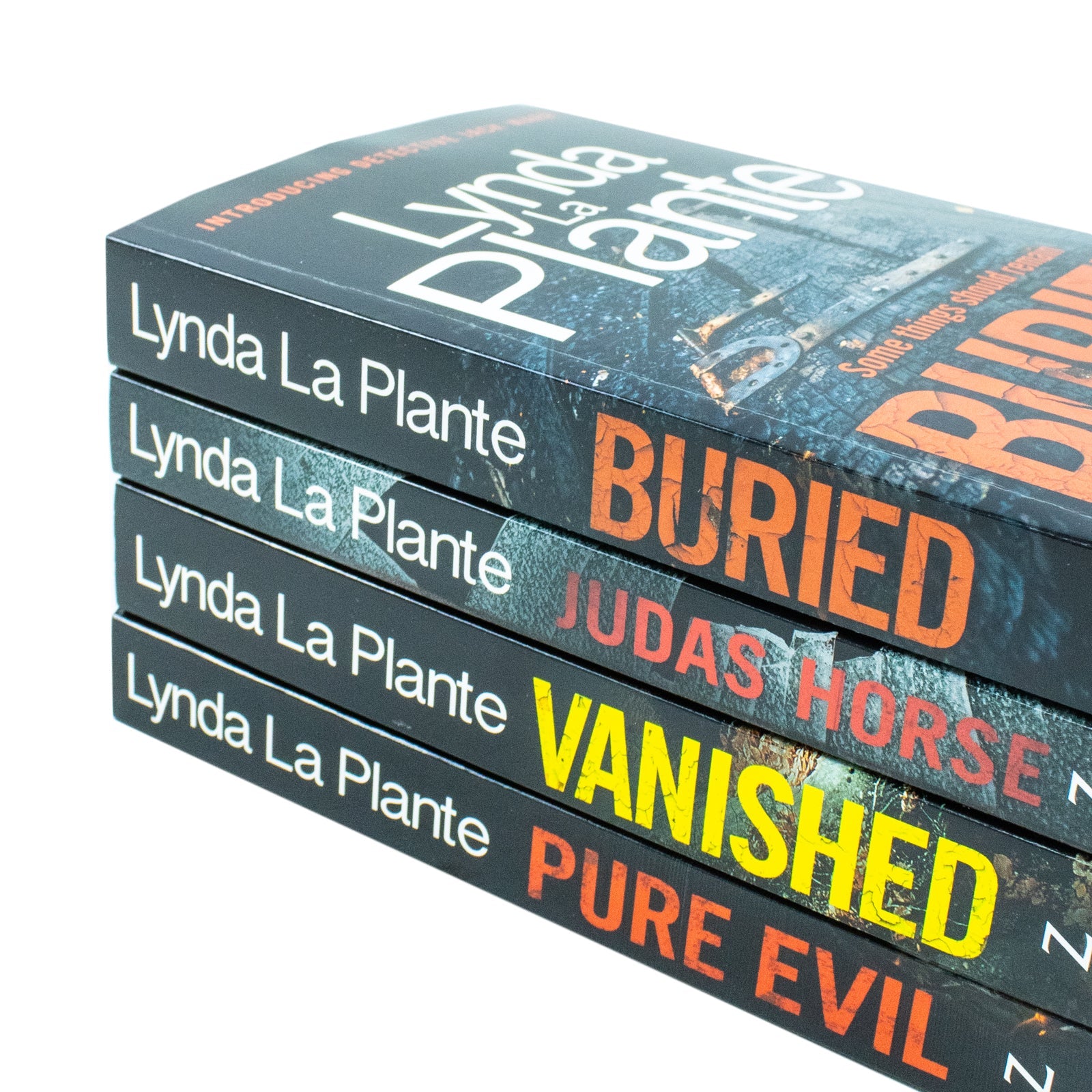 Detective Jack Warr Series & Pure Evil 4 Books Collection Set By Lynda La Plante (Judas Horse, Pure Evil, Vanished, Buried)