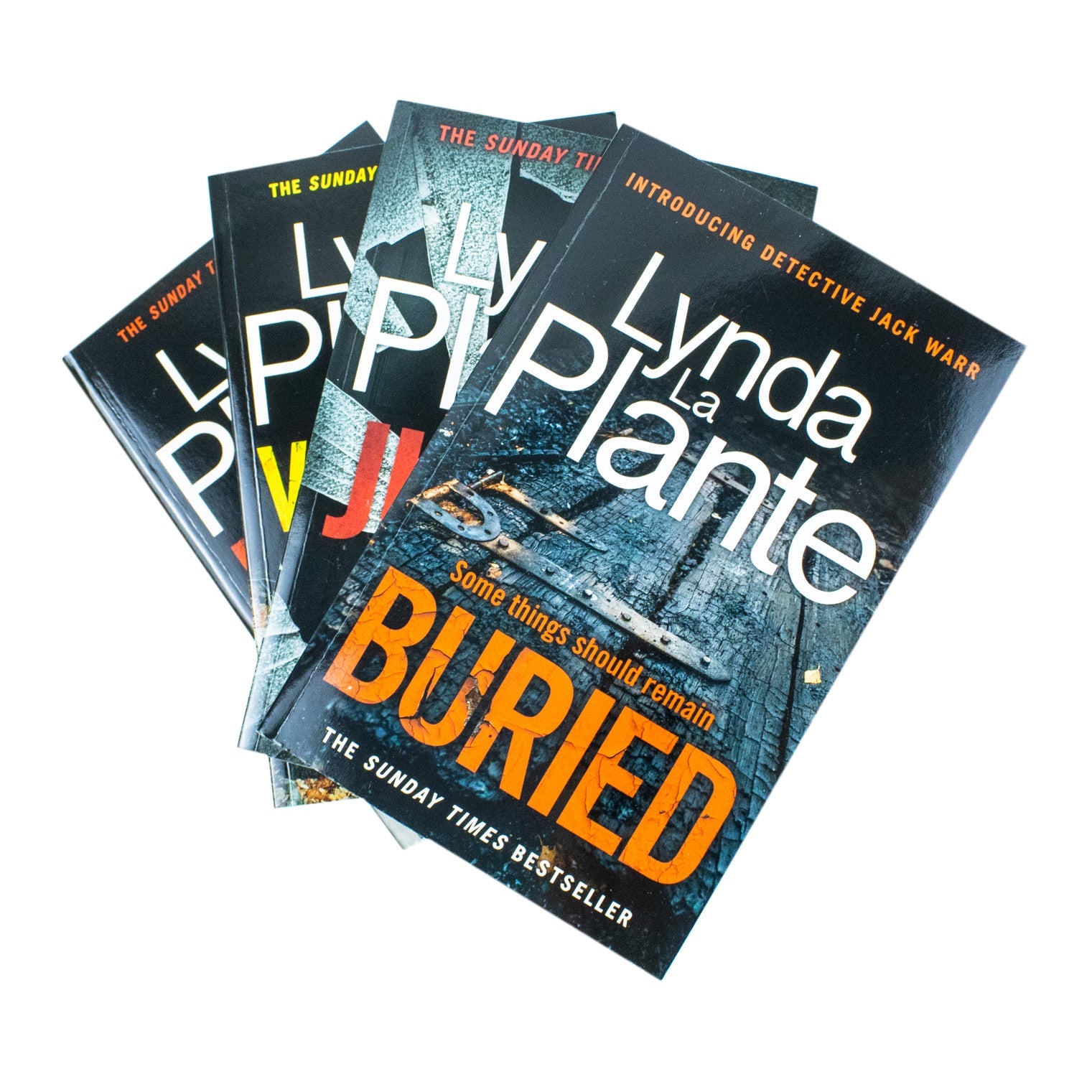 Detective Jack Warr Series & Pure Evil 4 Books Collection Set By Lynda La Plante (Judas Horse, Pure Evil, Vanished, Buried)