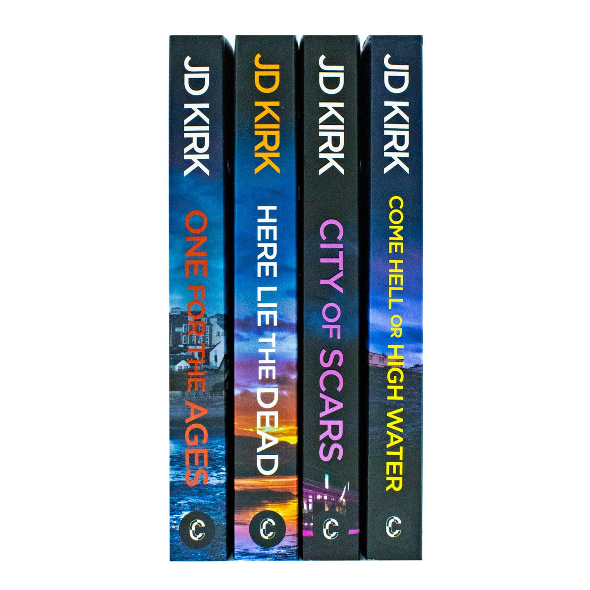 DCI Logan Crime Thrillers 13-16: 4 Books Collection Set By JD Kirk (Come Hell or High Water, City of Scars, Here Lie the Dead & One For the Ages)