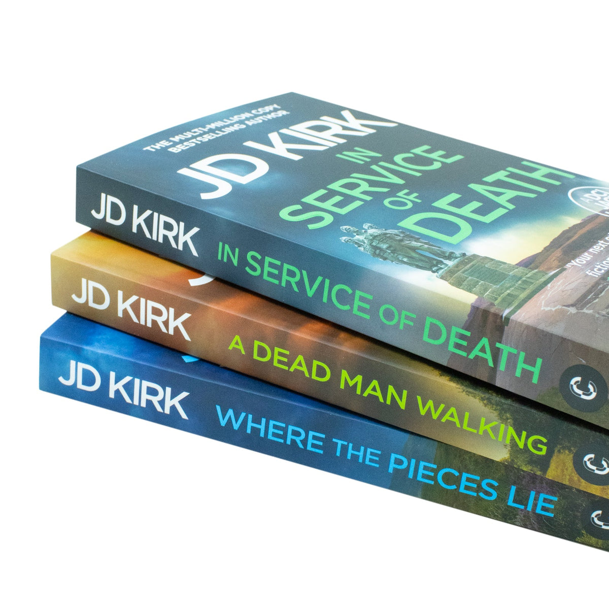 DCI Logan Crime Thrillers Collection 3 Book Set By JD Kirk Vol: 17-19 ( A Dead man Walking,In Service Of Death,Where The Pieces Lie )