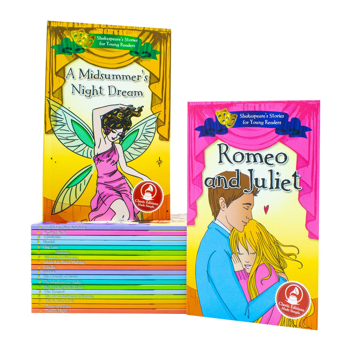 Shakespeare's Stories for Young Readers – 20-Book Set Collection | Classic Tales, Children's Literature, Fiction, Education, Creativity & Storytelling