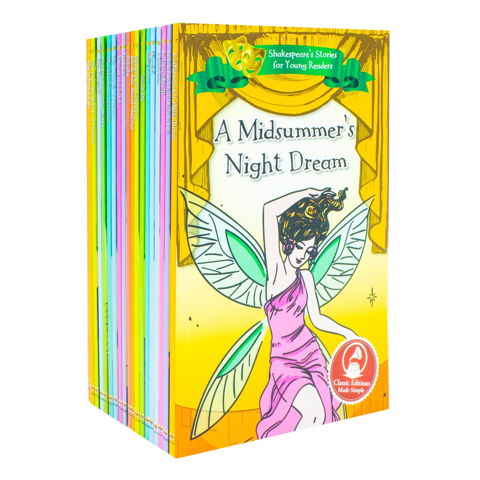 Shakespeare's Stories for Young Readers – 20-Book Set Collection | Classic Tales, Children's Literature, Fiction, Education, Creativity & Storytelling