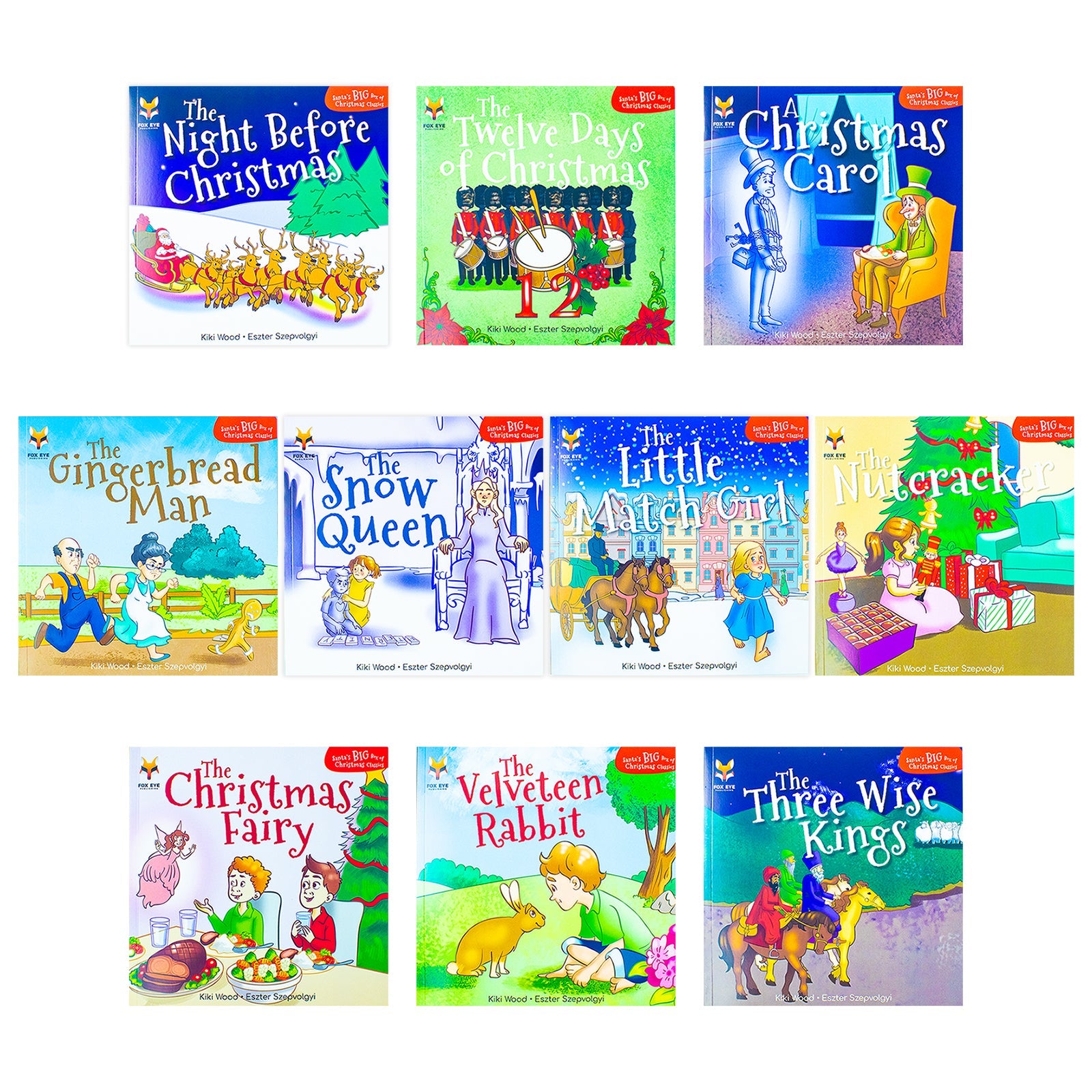 Santa's Big Box of Christmas Classics 10 Book Collection: (A Christmas Carol, The Gingerbread Man, The Snow Queen, The Nutcracker, The Twelve Days of Christmas AND MORE!)