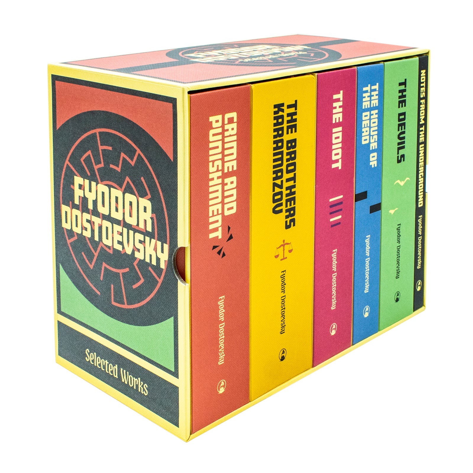 Fyodor Dostoevsky Complete Collection | 6-Book Box Set – Classic literature, Russian fiction, philosophy, timeless novels, must-read for book lovers