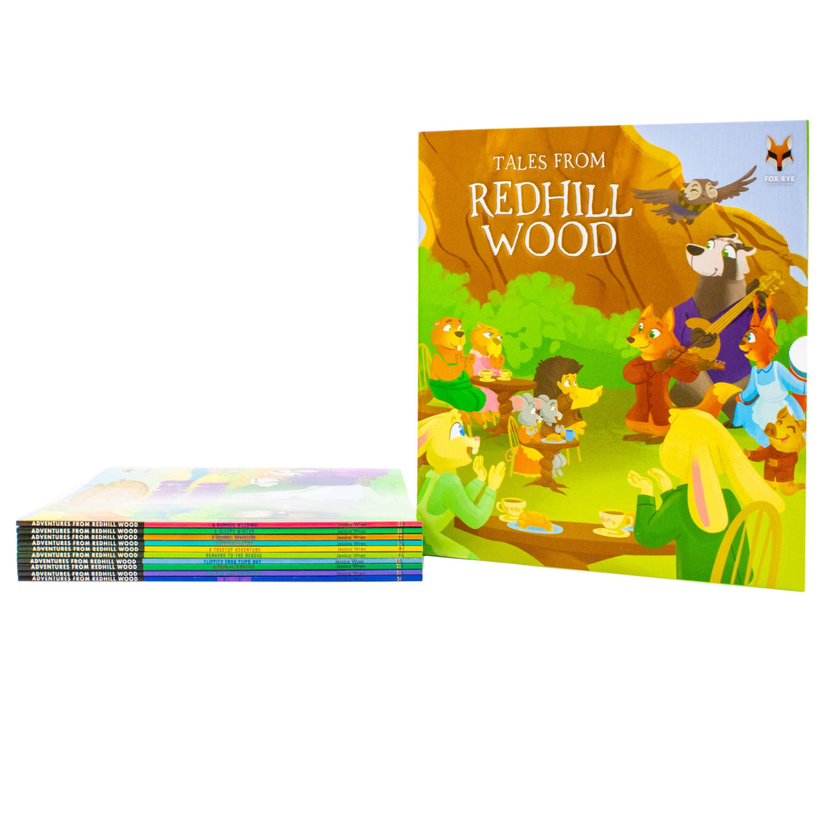 Tales from Redhill Wood 10 Books Collection Set by Jessica Wren: A Summer Wedding, A Sleepy Winter, A Squirrel Adventure, A River Adventure, A Treetop Adventure and More