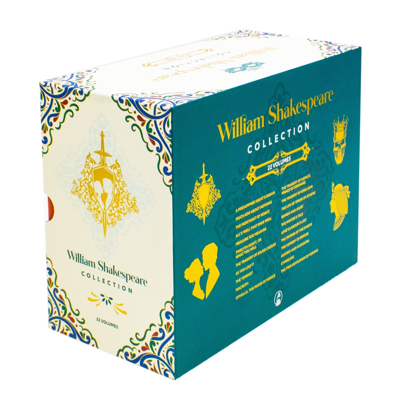 The William Shakespeare Complete Collection 22 Books Box Set (The Two Gentlemen of Verona, Macbeth, As You Like It & More!) | Hardcover