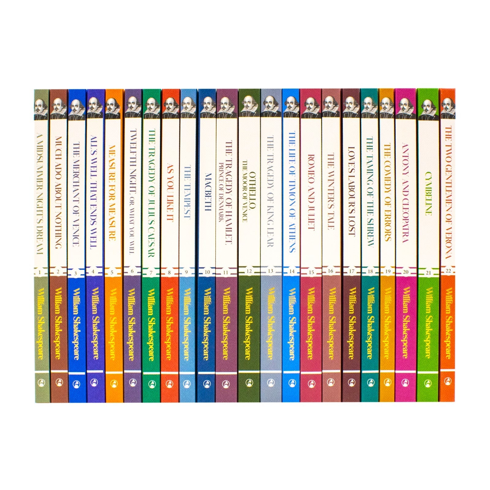 The William Shakespeare Complete Collection 22 Books Box Set (The Two Gentlemen of Verona, Macbeth, As You Like It & More!) | Hardcover