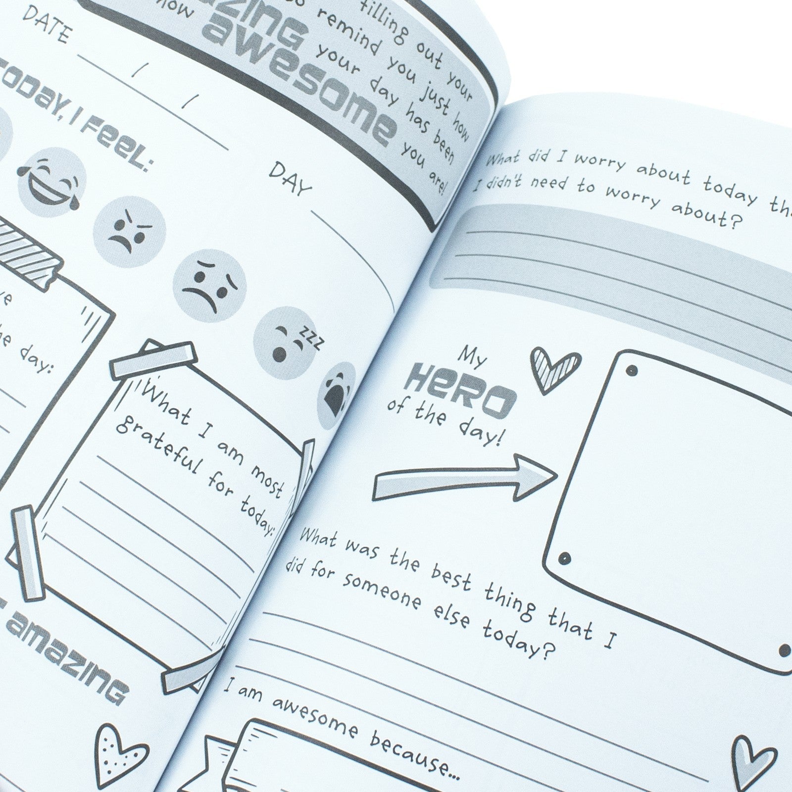 My Day is Amazing Journal: A 3 minute daily journal for kids to promote mindfulness and boost happiness