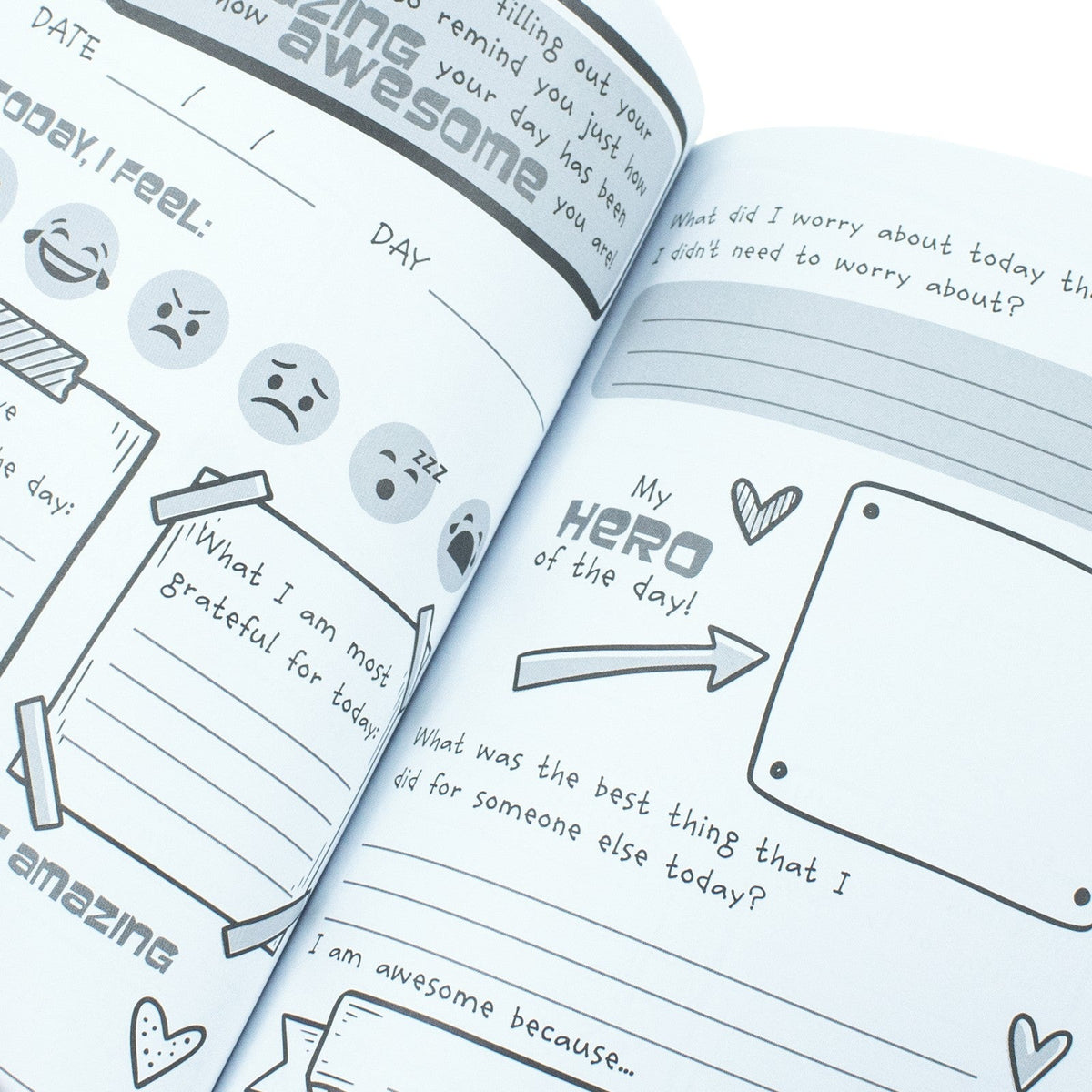 My Day is Amazing Journal: A 3 minute daily journal for kids to promote mindfulness and boost happiness