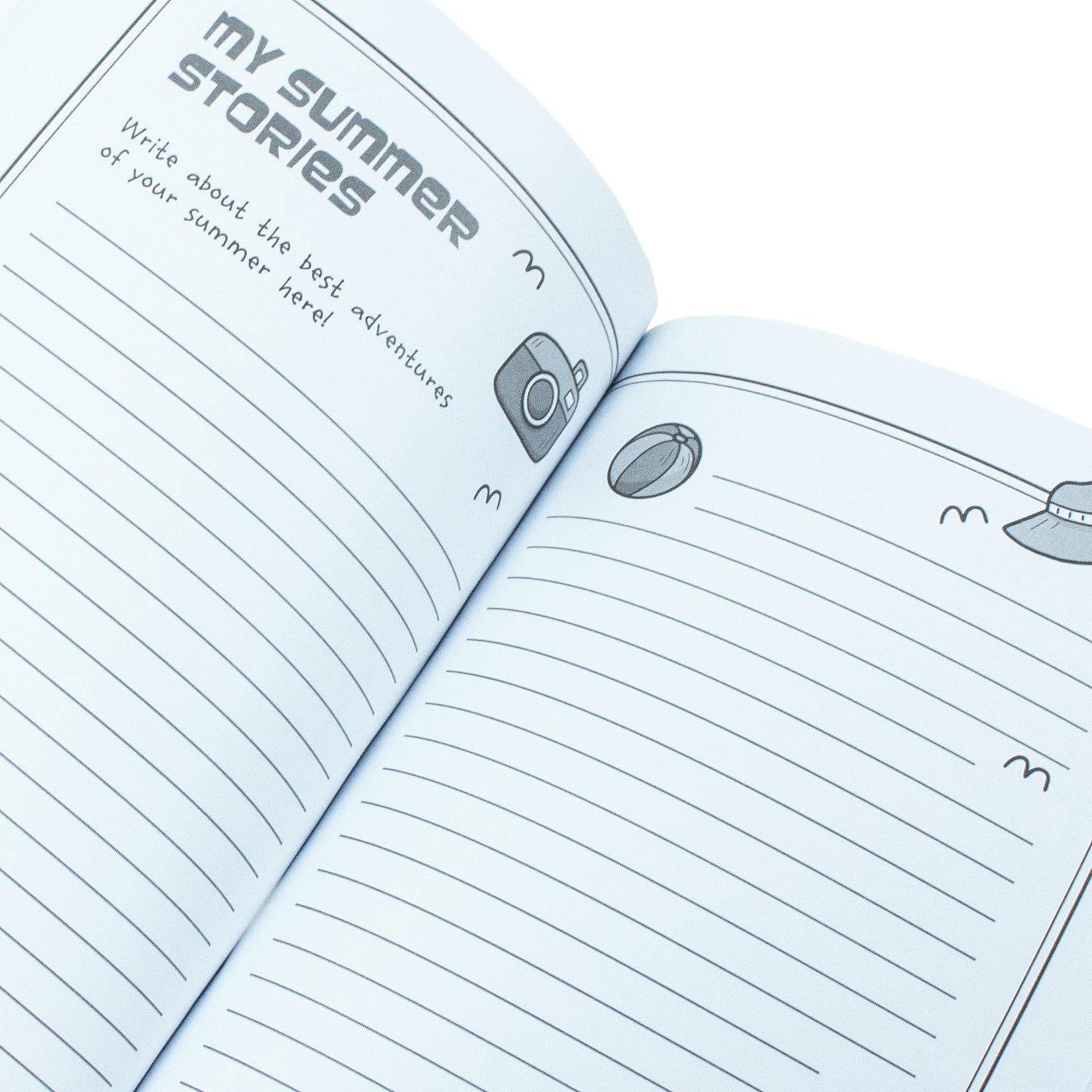 My Summer Journal: Packed with fun journaling prompts, activities and scrapbooking pages to write and draw about all your summertime adventures