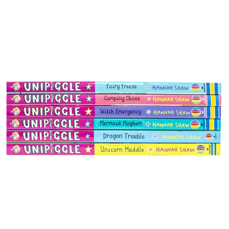 Unipiggle the Unicorn Pig Series – 6-Book Collection by Hannah Shaw | Magical Fantasy Adventure for Children with Dragons, Mermaids, Witches & Fairies