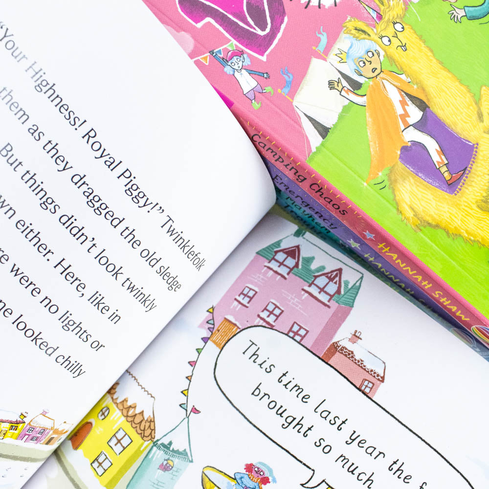 Unipiggle the Unicorn Pig Series – 6-Book Collection by Hannah Shaw | Magical Fantasy Adventure for Children with Dragons, Mermaids, Witches & Fairies