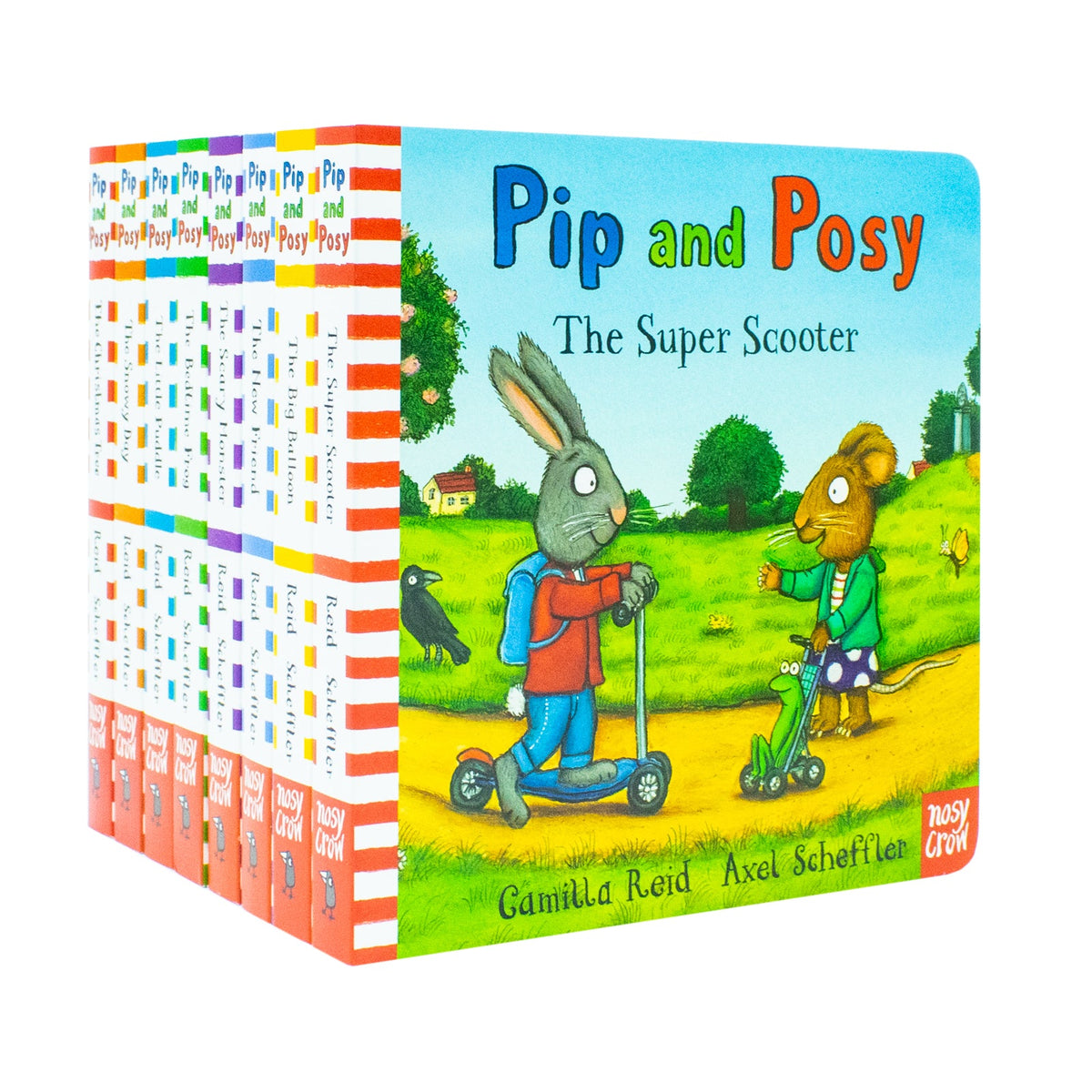 Pip and Posy's Box Set of 8 Books to Treasure - Everyday Toddler Adventures and help children learn about the values of friendship and kindness| Board Books