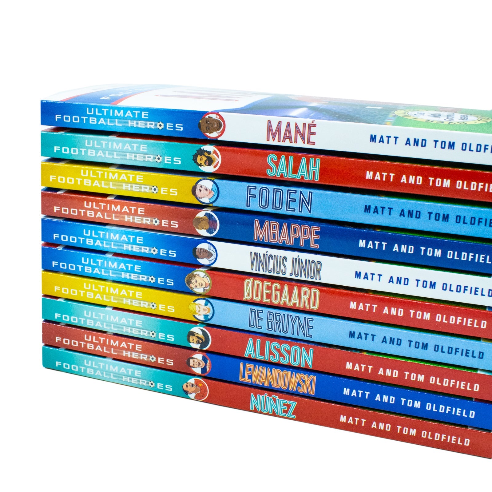 The Ultimate Football Heroes Book Set Series 2: 10 Iconic Player Stories (Suarez, Salah, Mbappé, Mane, Kante, Alisson& More!