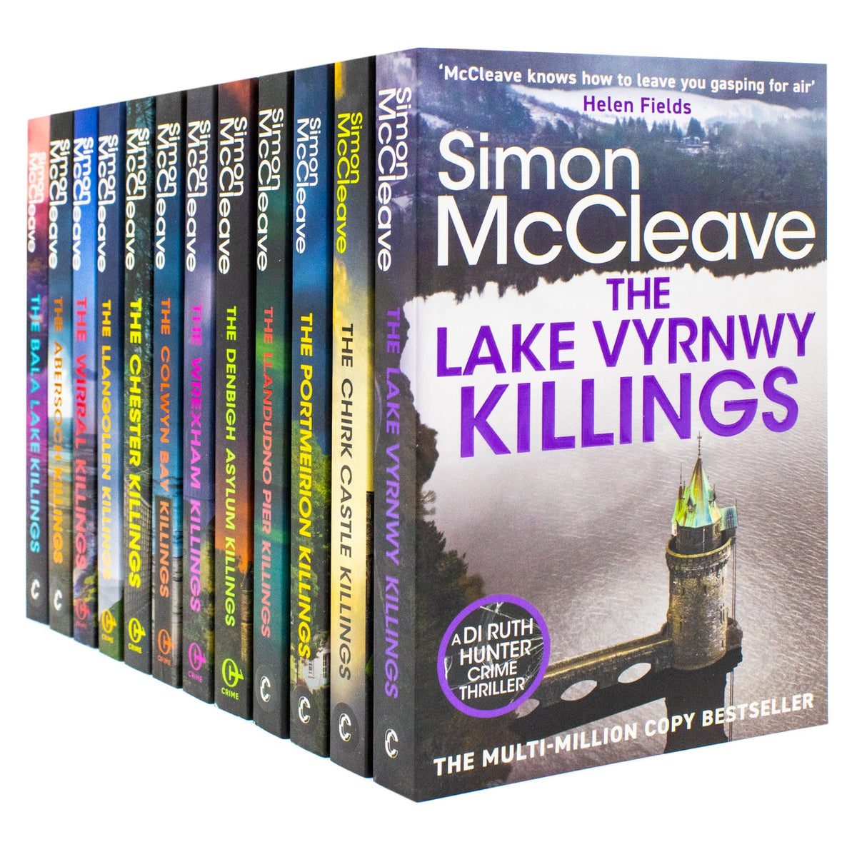 DI Ruth Hunter Series 1-12 Books Collection Set By Simon McCleave