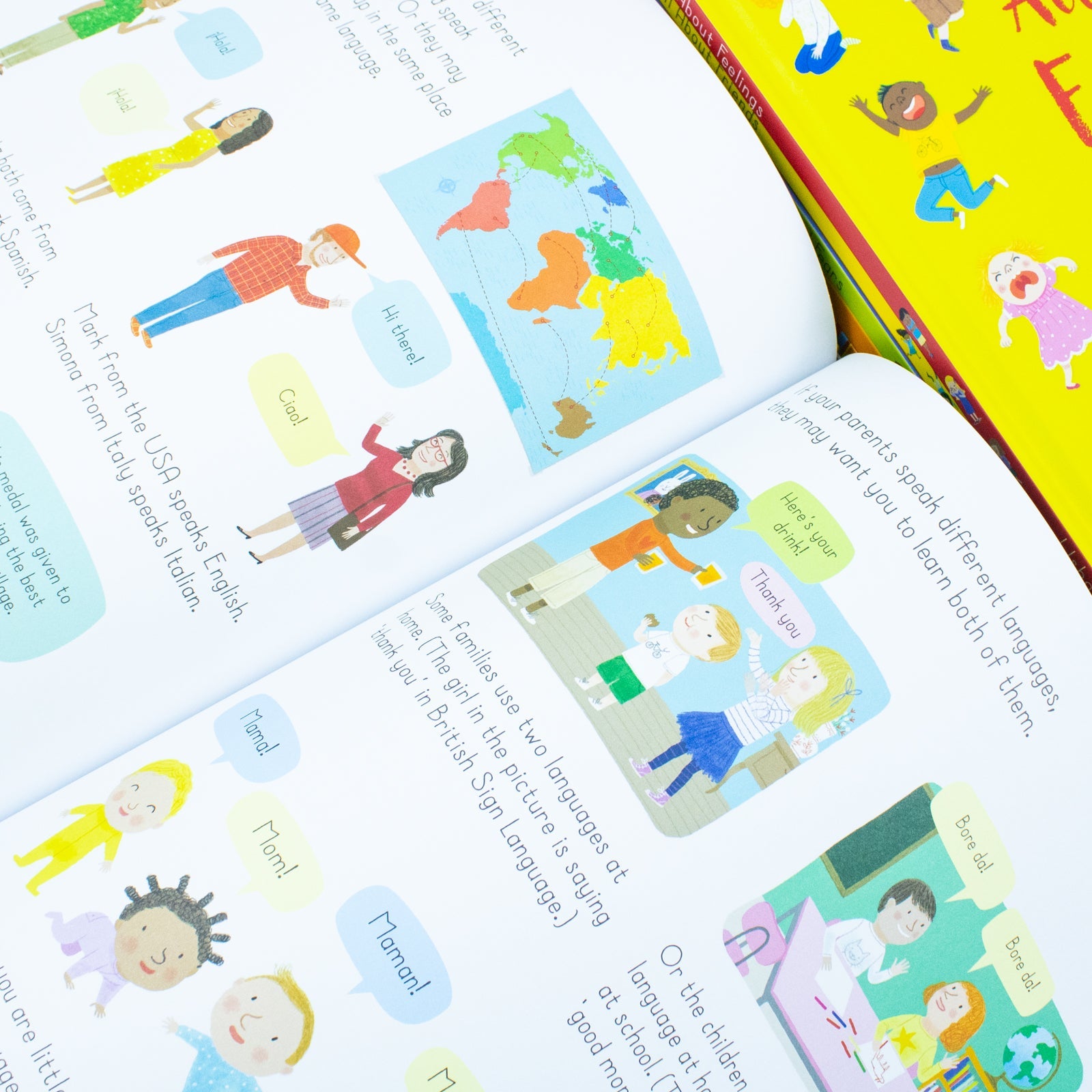 Usborne All About Feelings 6 Book Set by Felicity Brooks | Emotions, Families, Diversity, Friendship, Worries, Fears & Body Awareness for Children