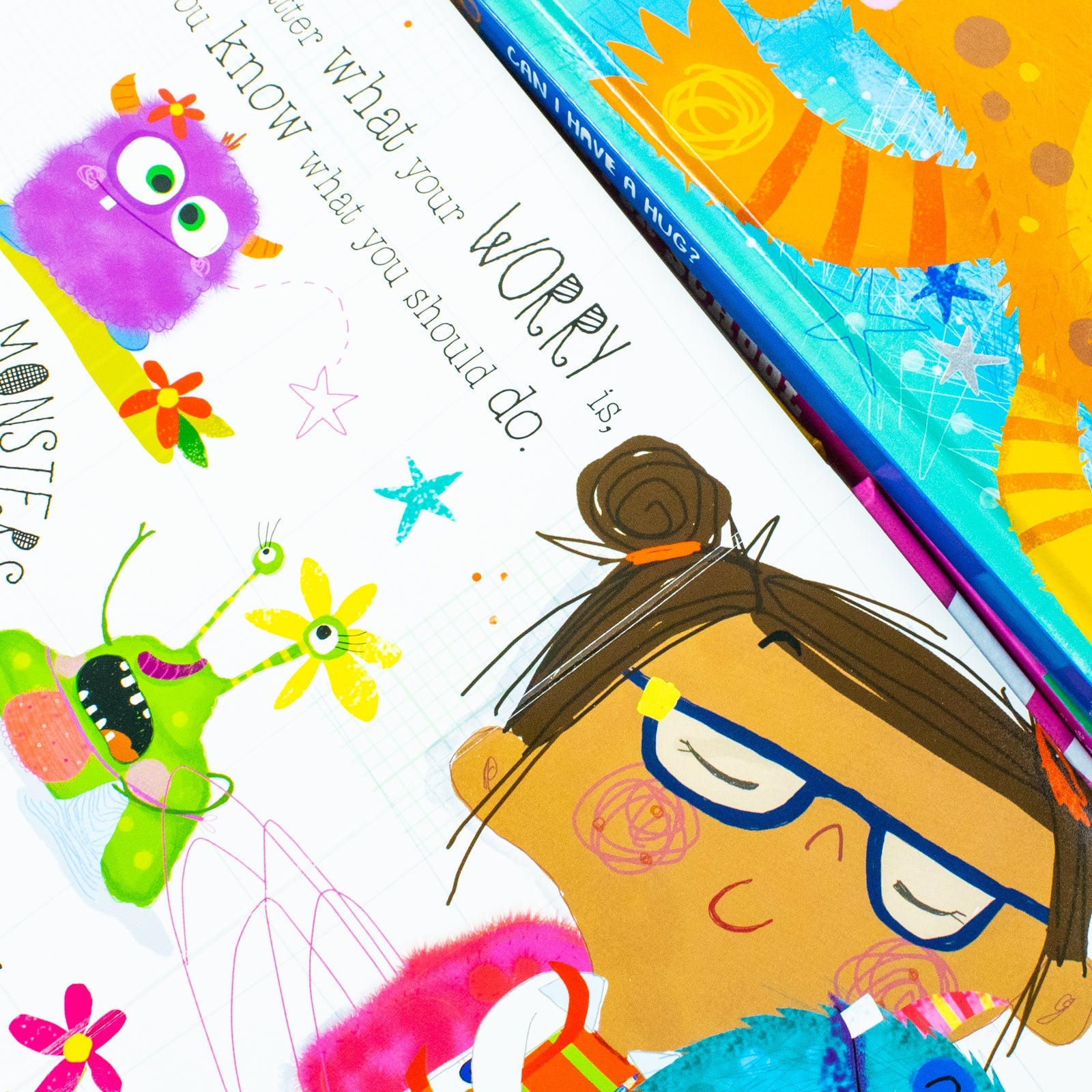 The Very Hungry Worry Monsters Touch and Feel Library Collection By Rosie Greening 3 Books Box Set