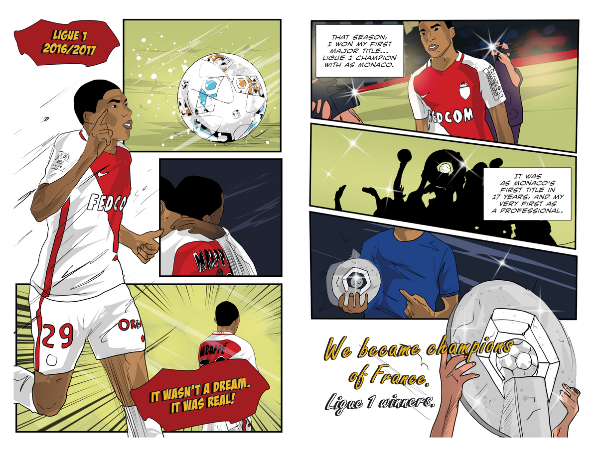 The Unofficial Graphic Novel Of Kylian Mbappe by Ivana Jančová, Zuzana Jančová (Paperback)