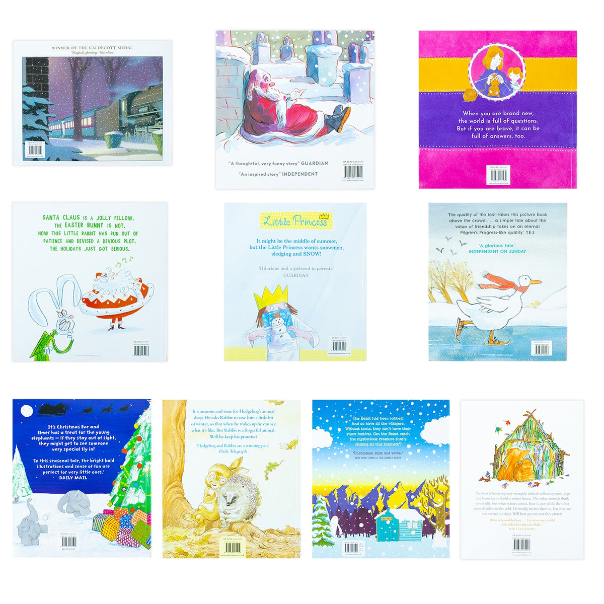 Cosy Christmas 10 Classic Festive Stories Picture Books Collection for Kids 3-7 - A Message For Santa, Perfect for Holiday Reading